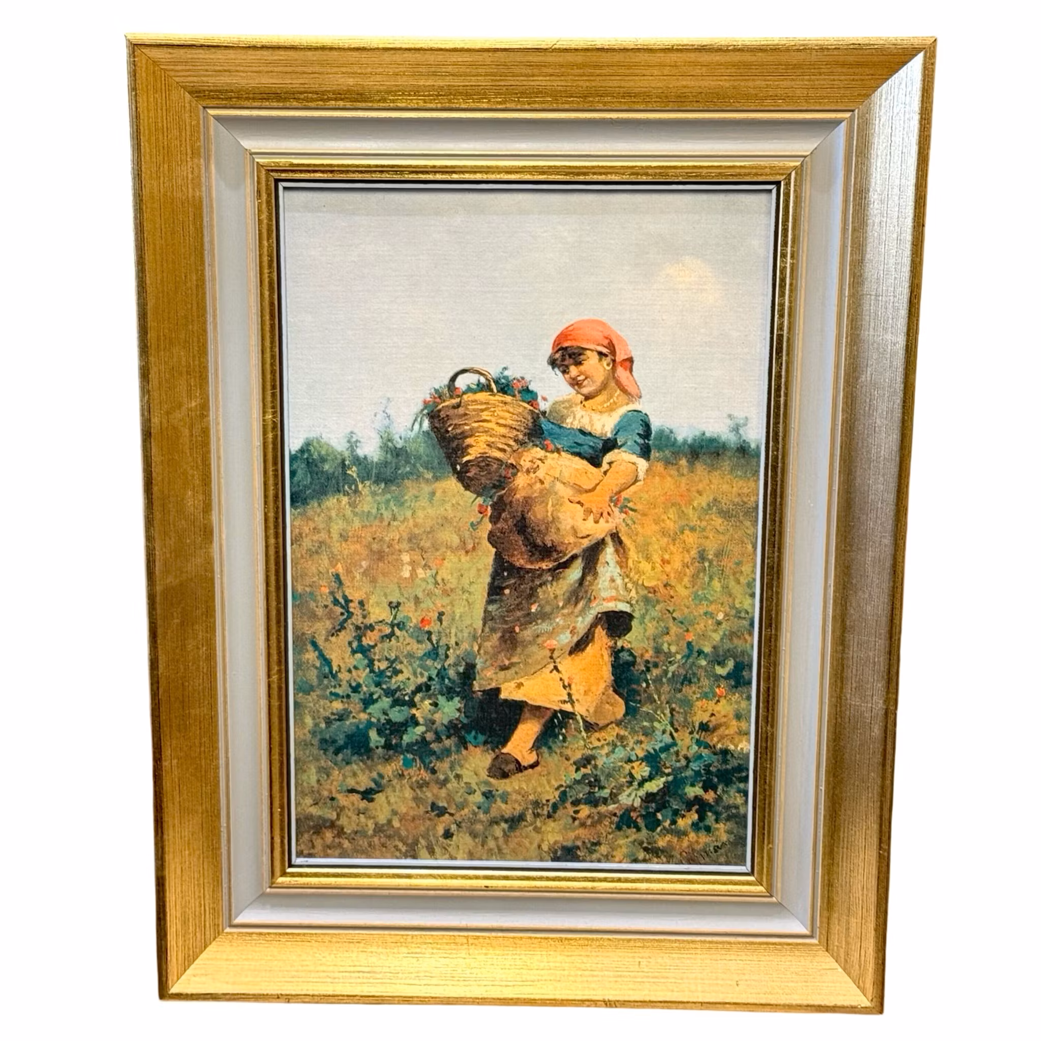 Oljetrykk, "Harvest", Francesco Capuano, Italia