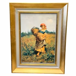 Oljetrykk, "Harvest", Francesco Capuano, Italia