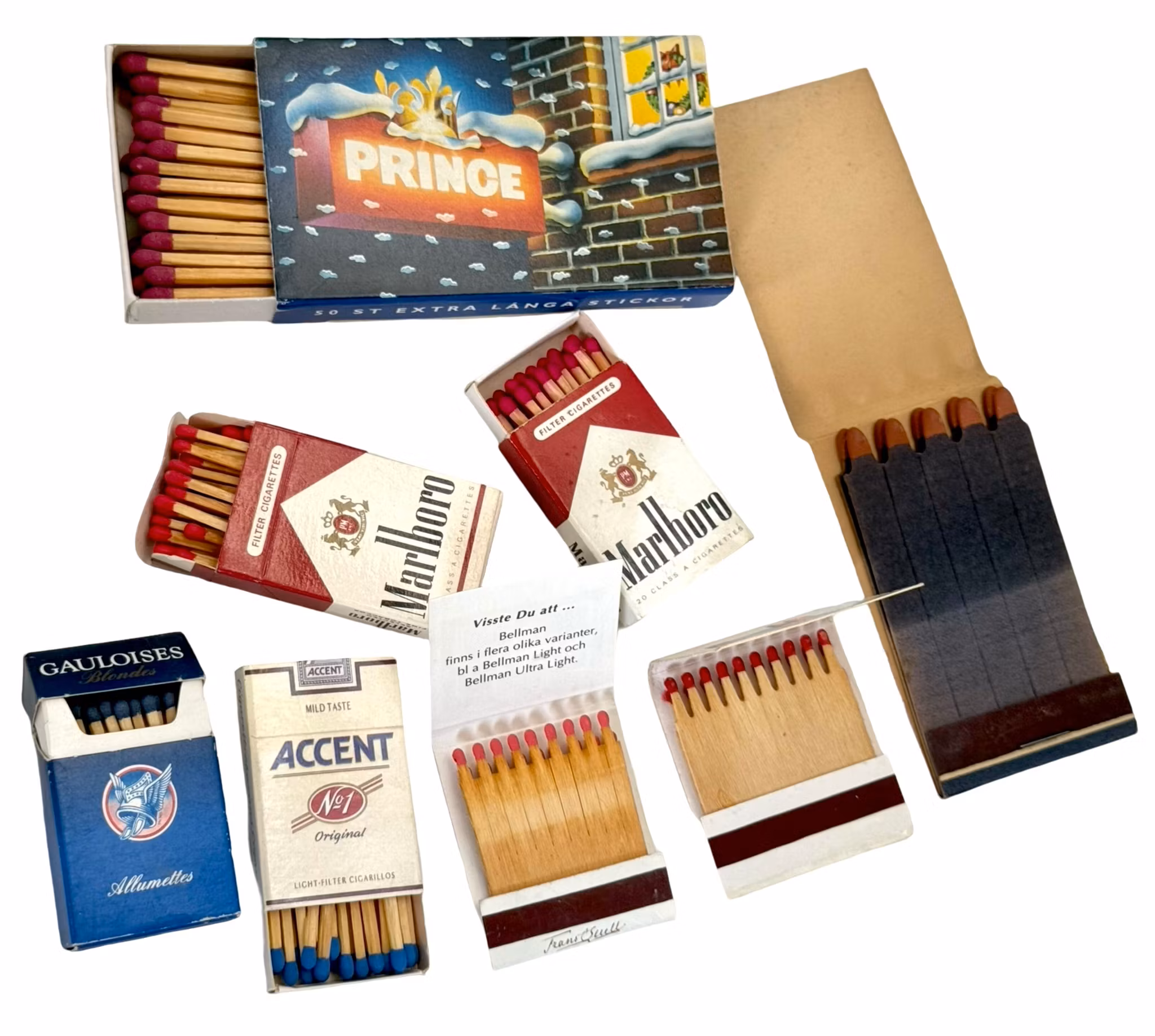 Vintage luciferdoosjes