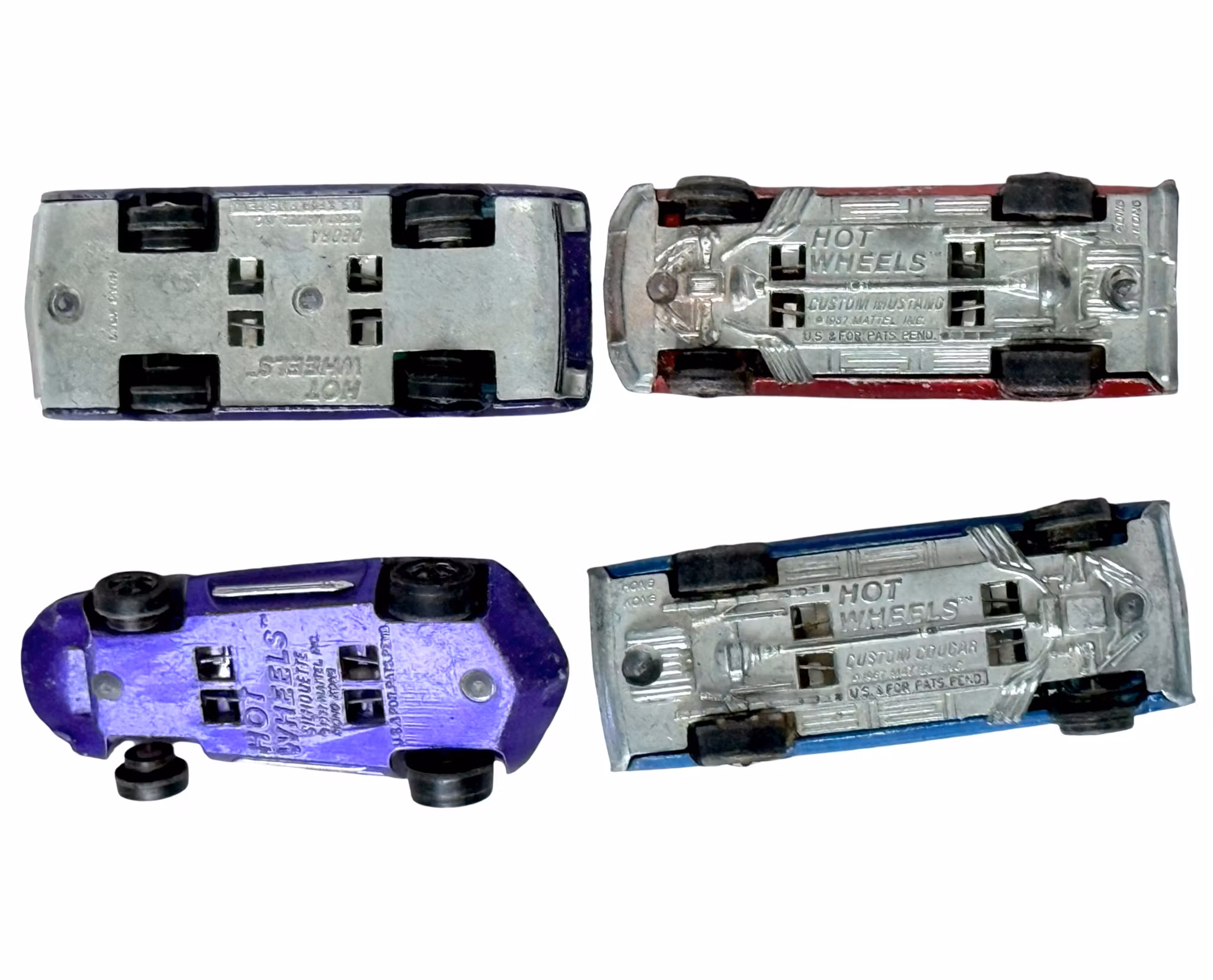 4 stk, Vintage Hot Wheels Redline 1967