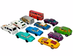 Leksaksbilar 11 st, Vintage Corgi Juniors