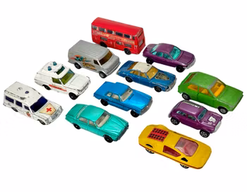 Leksaksbilar 11 st, Vintage Corgi Juniors