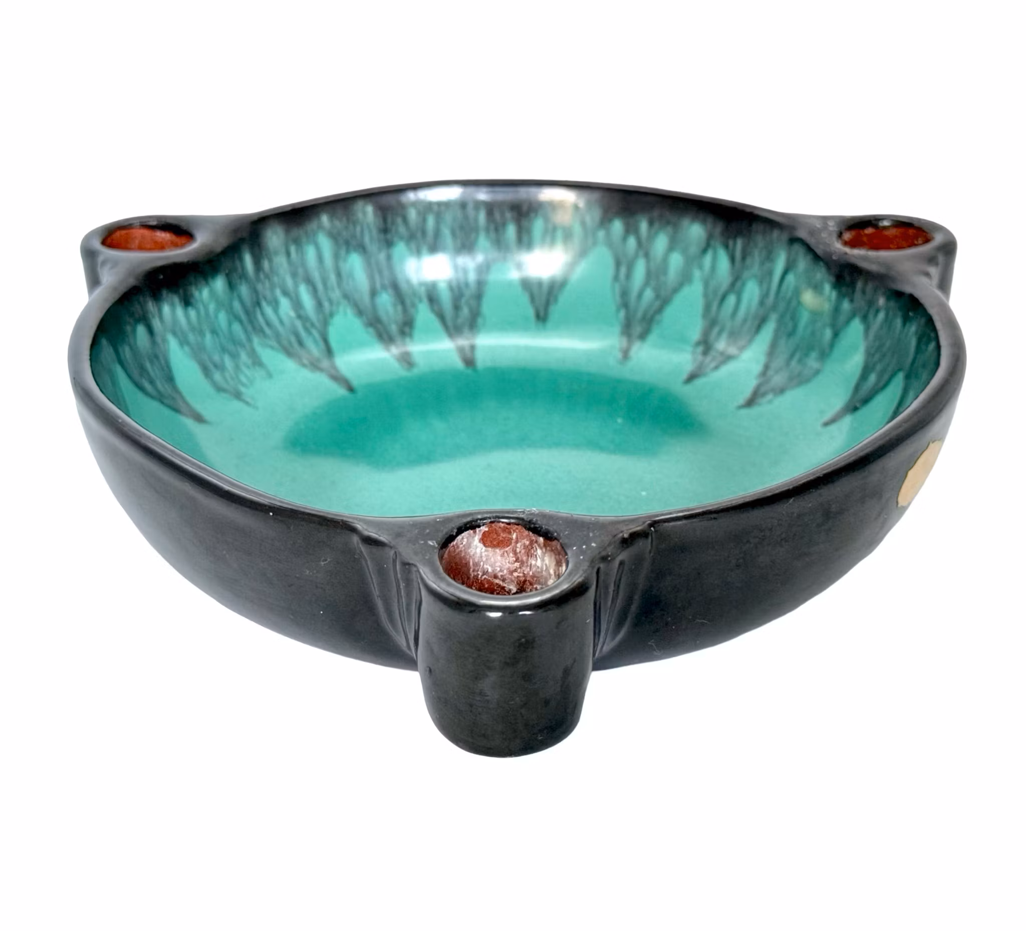 Harald Östergren, Bougeoir/bol de l'Avent, céramique, Upsala Ekeby