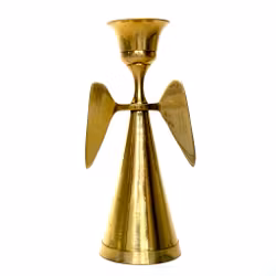 Vintage, Kandelaar, engel, messing