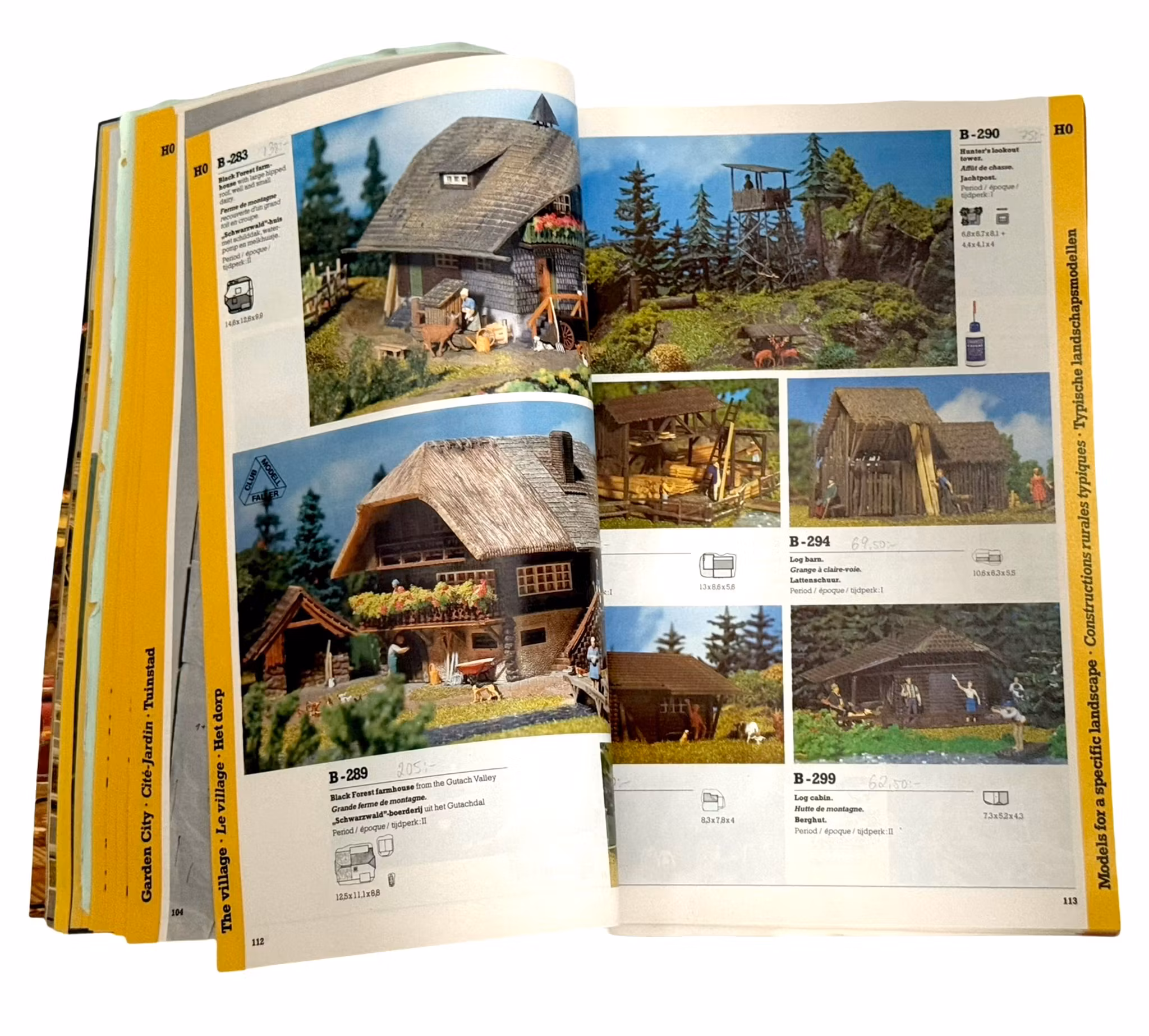 Katalog modeli FALLER 89/90