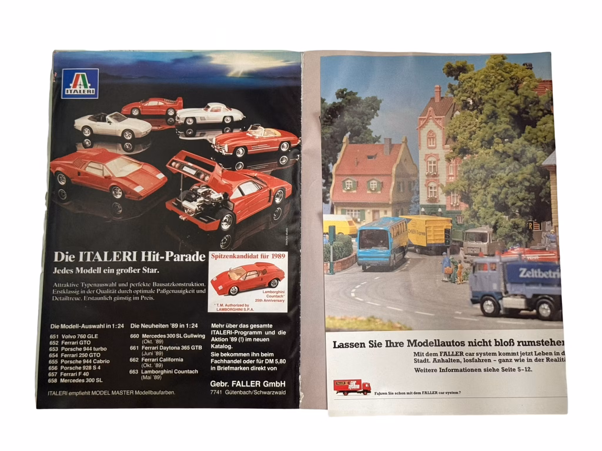 Katalog modeli FALLER 89/90