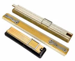 Vintage, 3 Stück, Mathematik-Lineale, Faber 319, Diwa 101, Keuffel & Esser