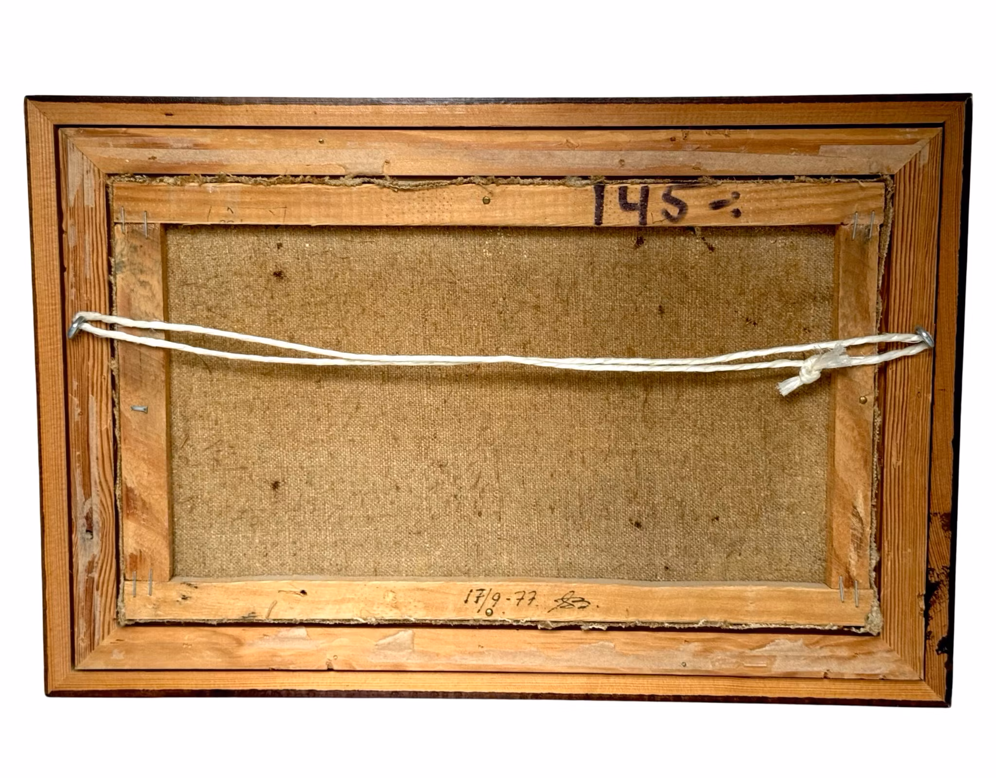 Anders Wallin, Olieverfschilderij op doek, Gesigneerd