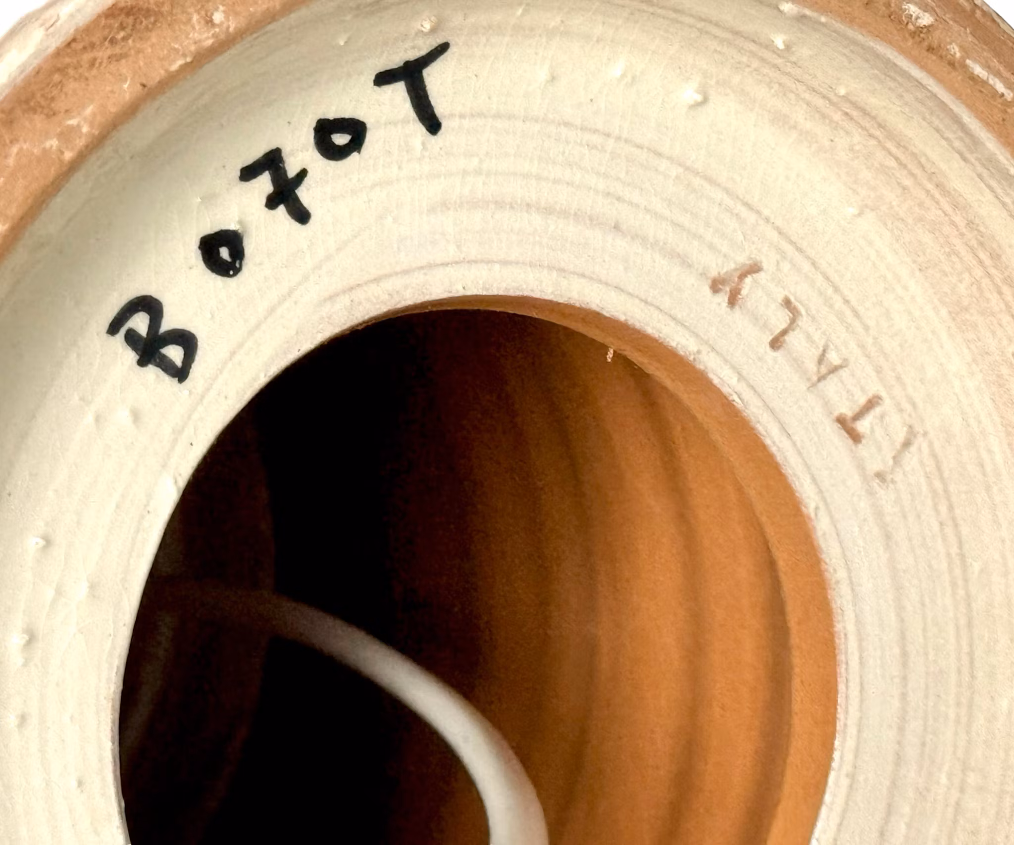 Pöytävalaisin, Bitossi Bergsbomsille, keramiikka, Italia