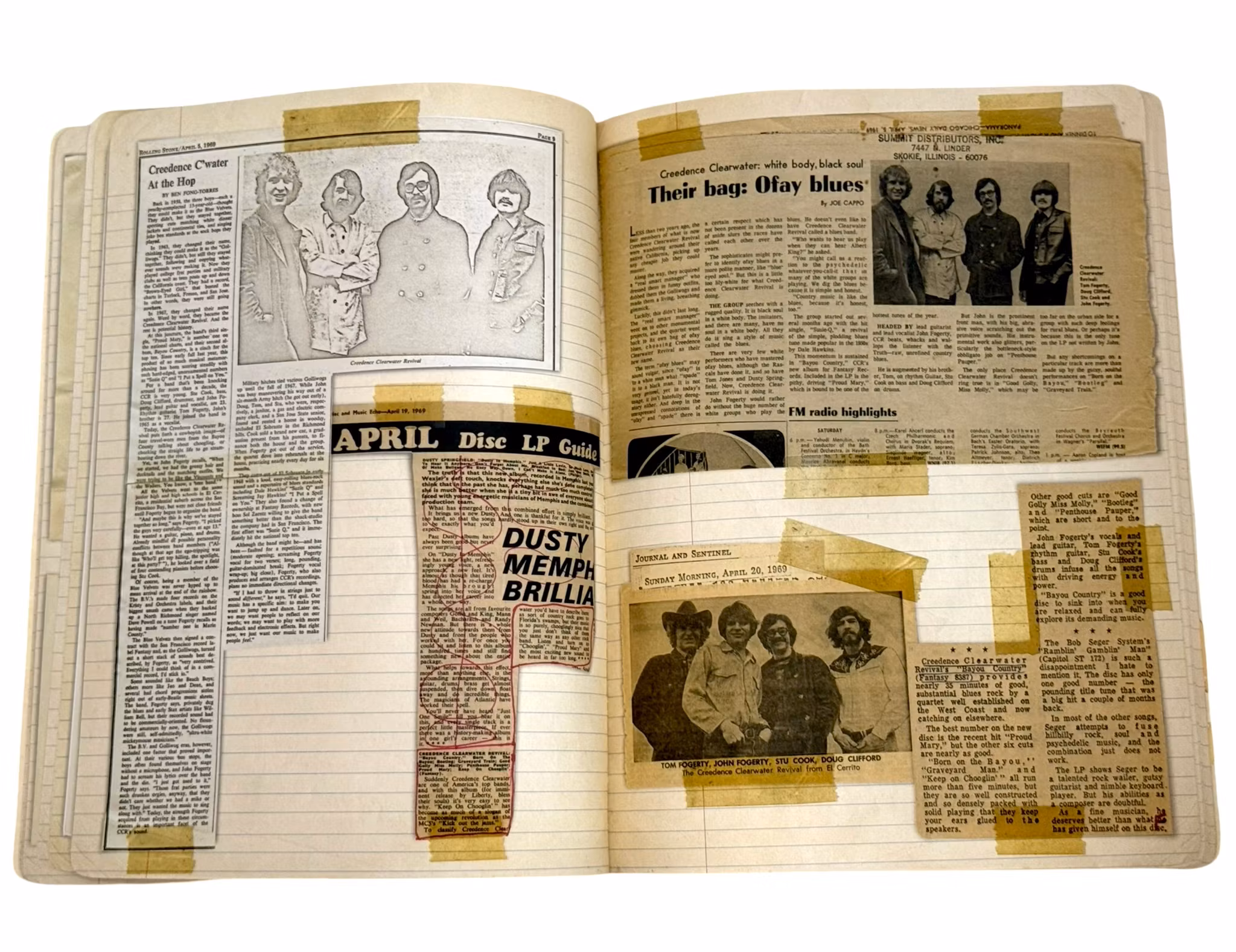 Creedence Clearwater Revival - 1969 arkivbokssett 3 LP, 3 EP, 3 CD osv.