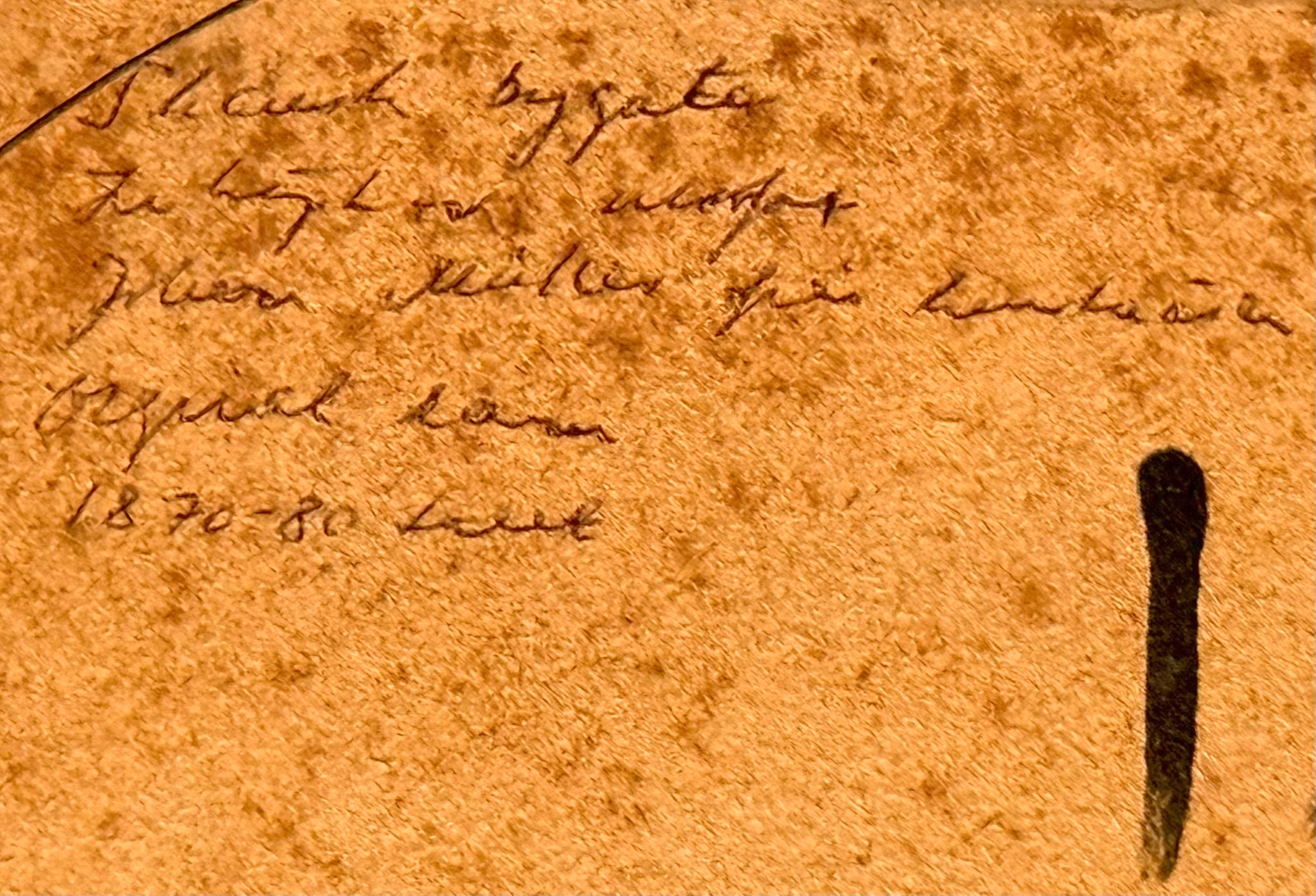 Ernst Larsen, etsning 1870-1880-årene