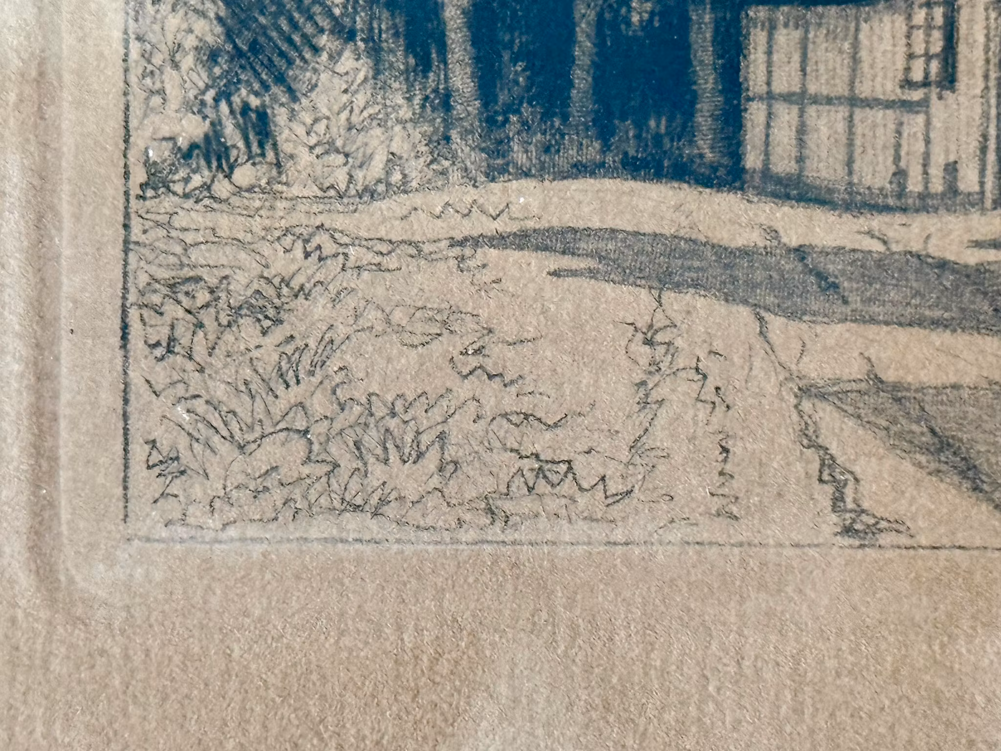 Ernst Larsen, etsning 1870-1880-årene