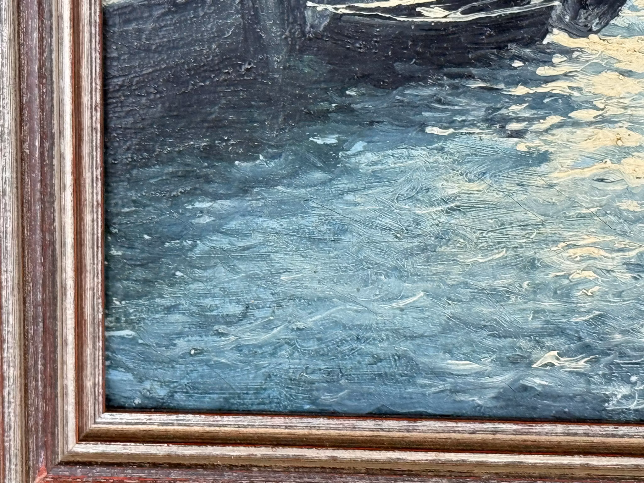 Agnes Blomqvist, Olja på duk