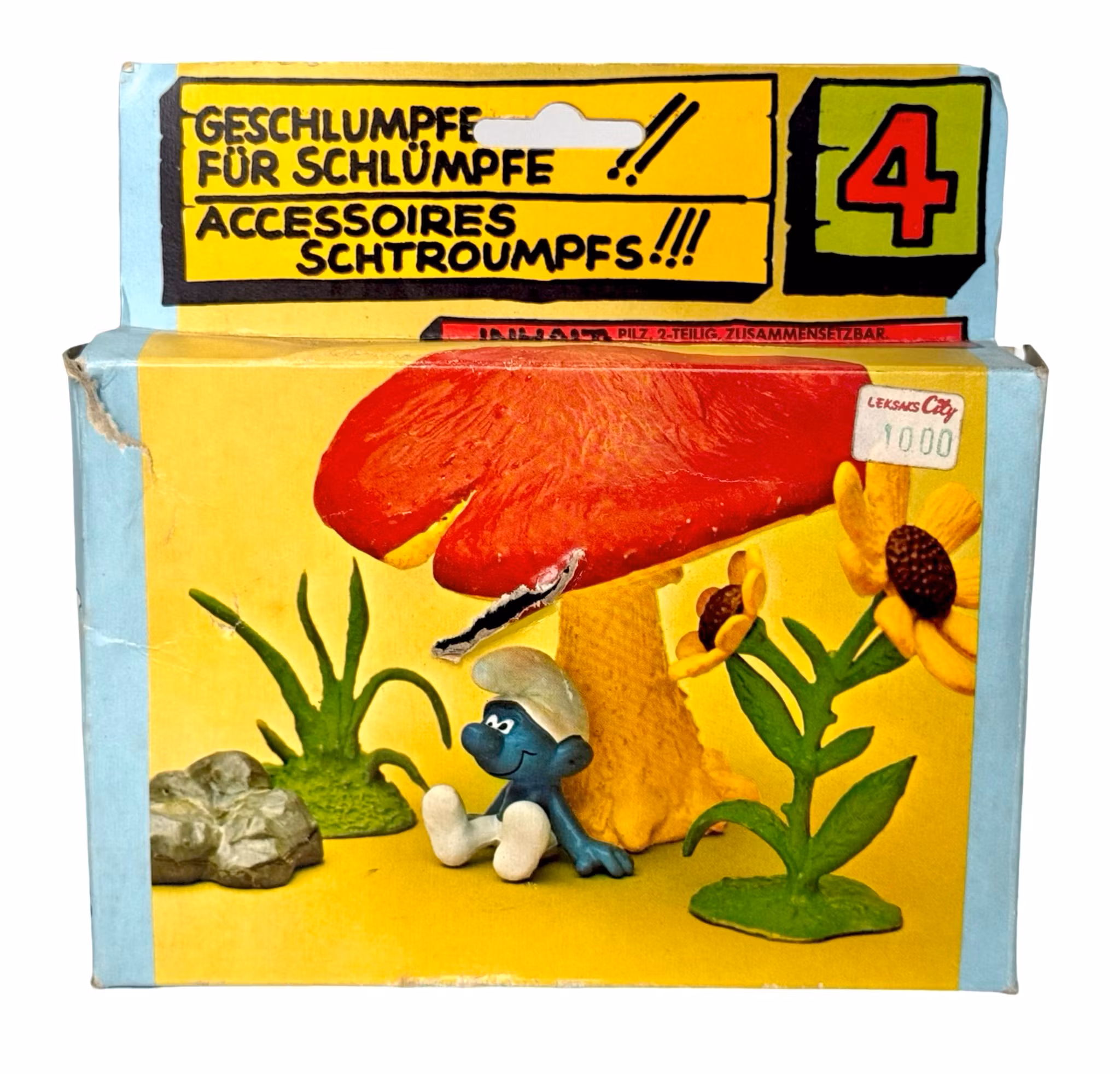 Smurfar, Svamp & blommor, Schleich Peyo 4 (4.0060) Tyskland