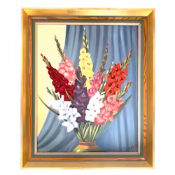 Oidentifierad konstnär, Oljemålning på duk, signerad F.K.I.