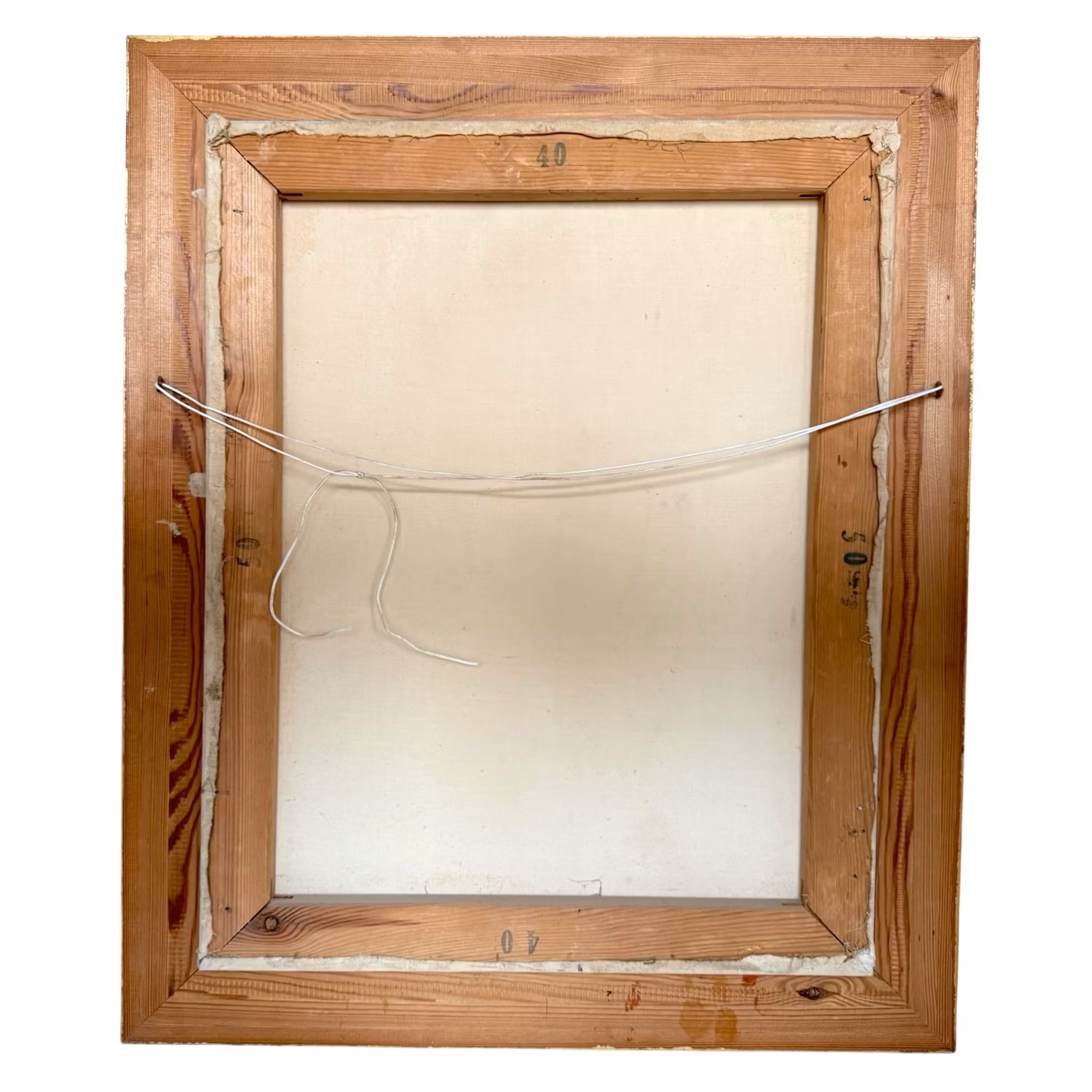 Artista non identificato, dipinto ad olio su tela, firmato FKI