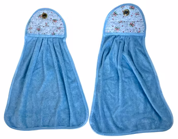 4 st Handdukar, blommor mönstrade, Beaver Frotte och Smart