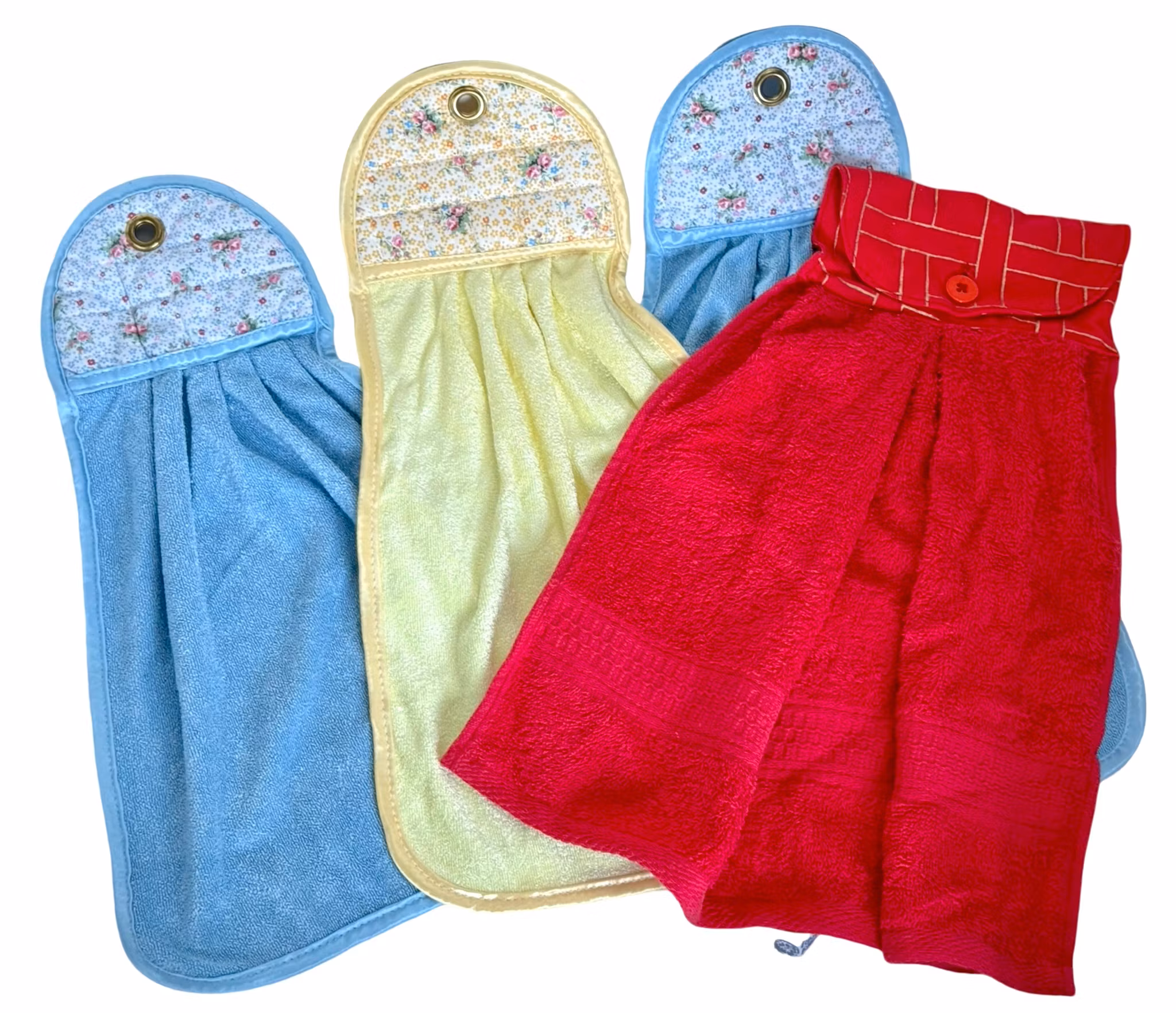 4 ręczniki, wzorzyste kwiaty, Beaver Terry i Smart