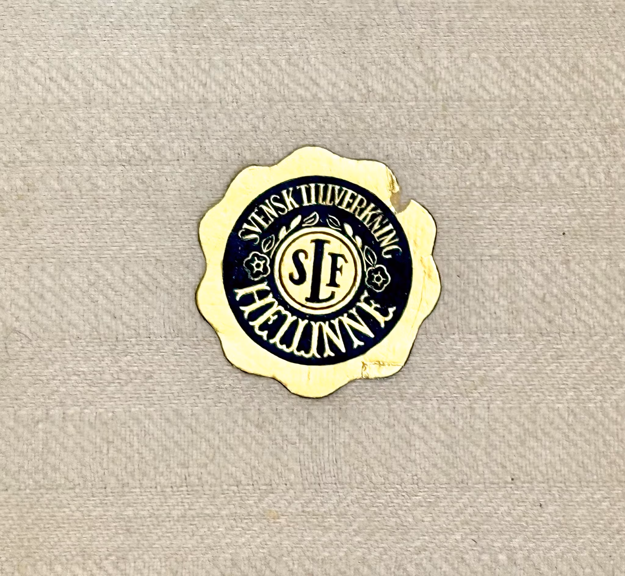 11 pcs, Nappes vintage, lin, Bland hellinne SLF