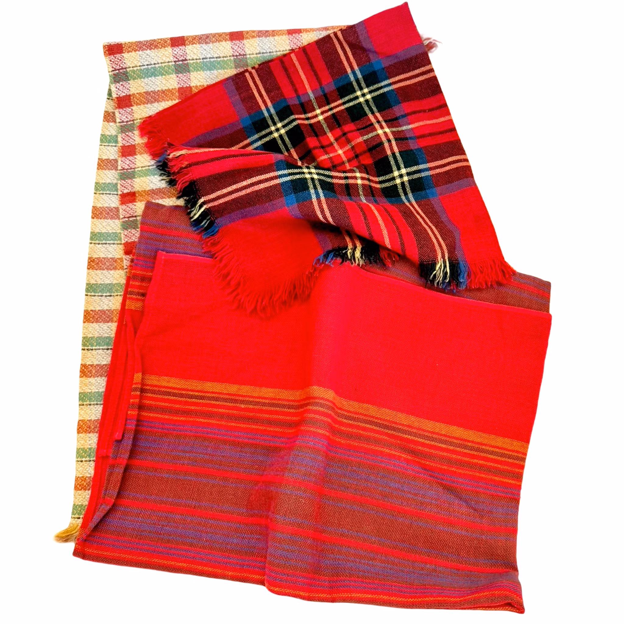 Vintage dukar, juldukar till matbordet, linne