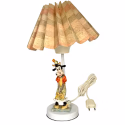 Gammal Disney Bordslampa, Walt Disney Karaktären kon Klarabella