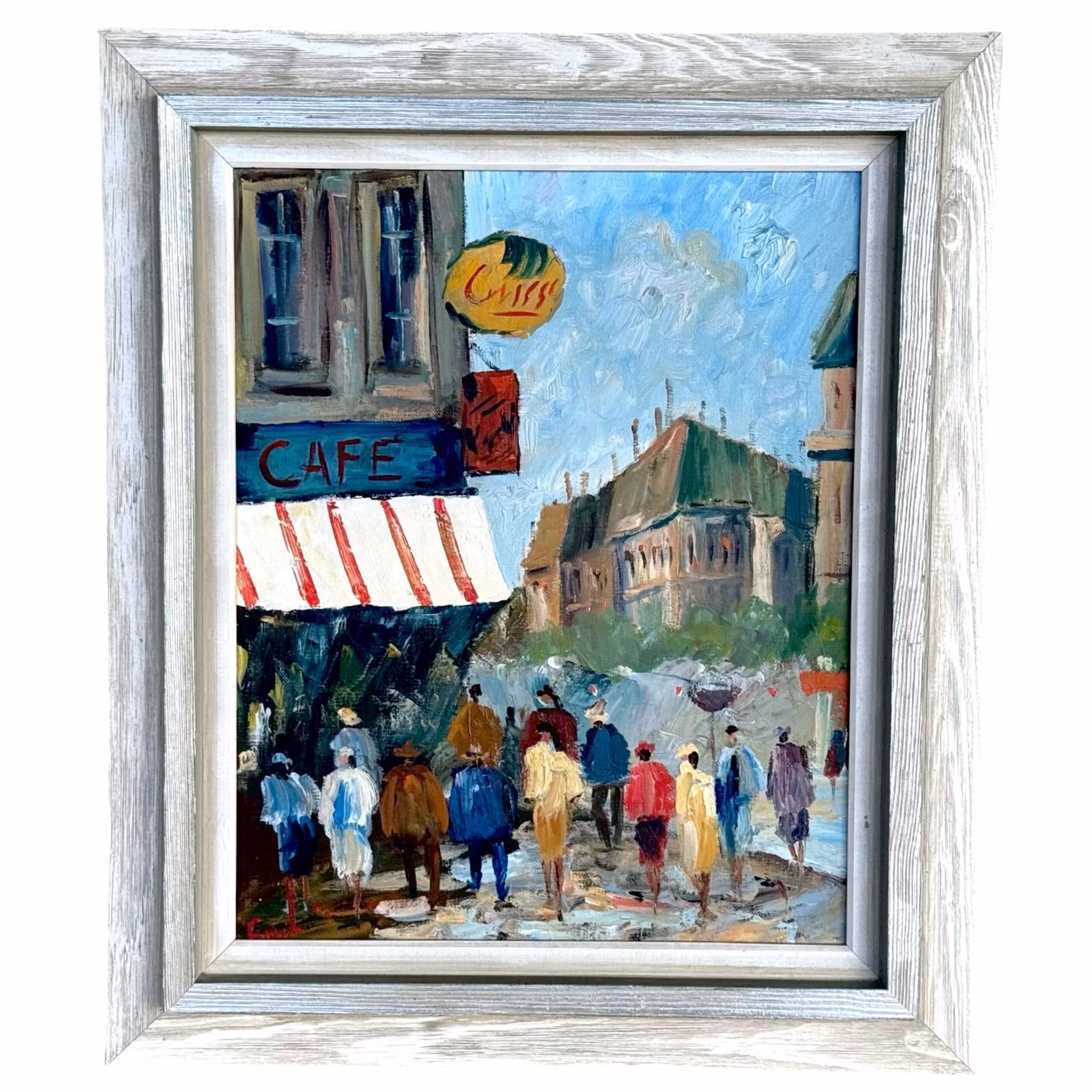 Unidentified artist, Oil on canvas, signed Clair