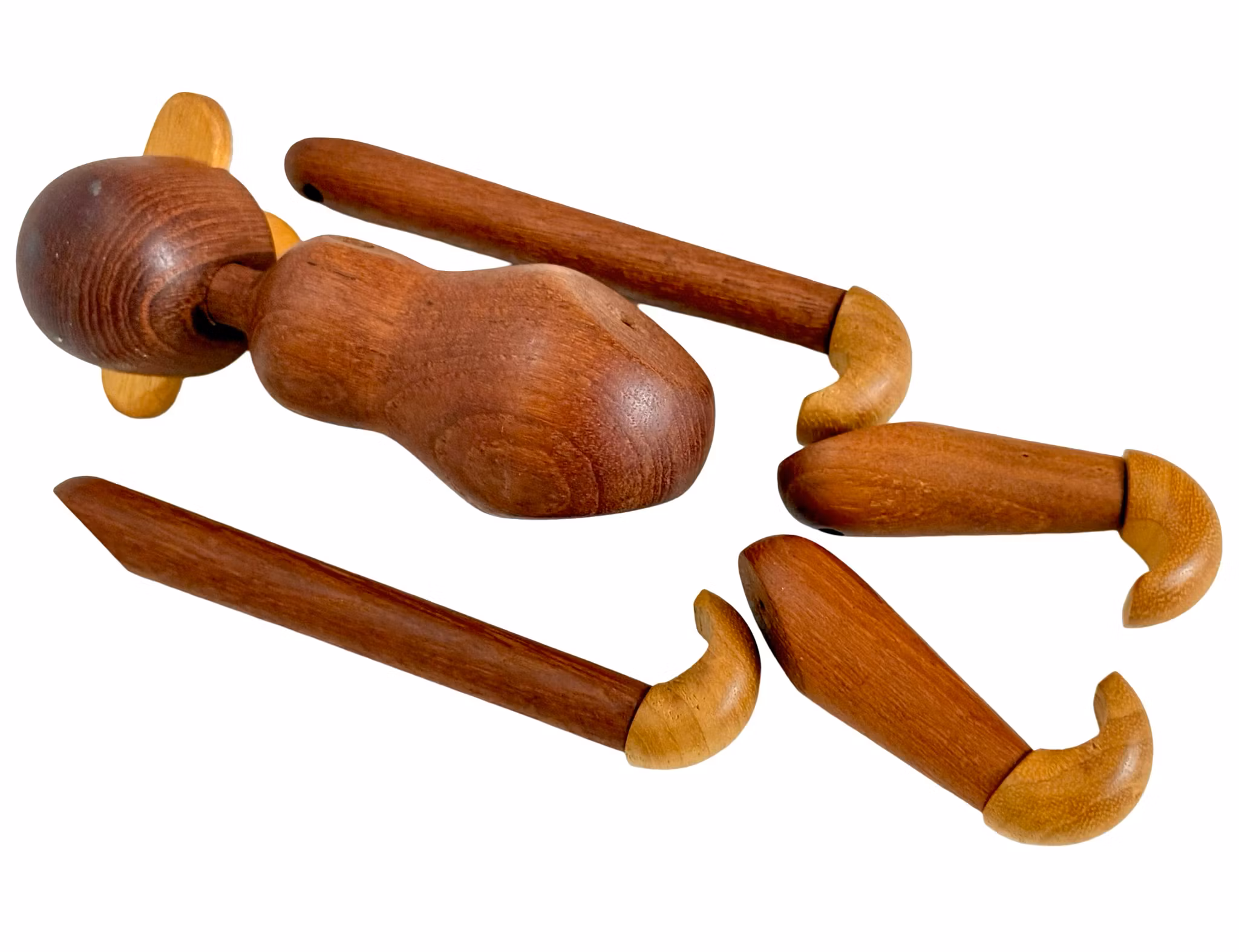 KAY BOYESEN. Figurine, monkey, teak, Denmark.