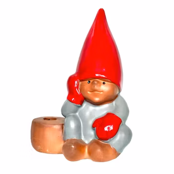 Ljusstake, tomtenisse, design Lisa Larson, Gustavsberg