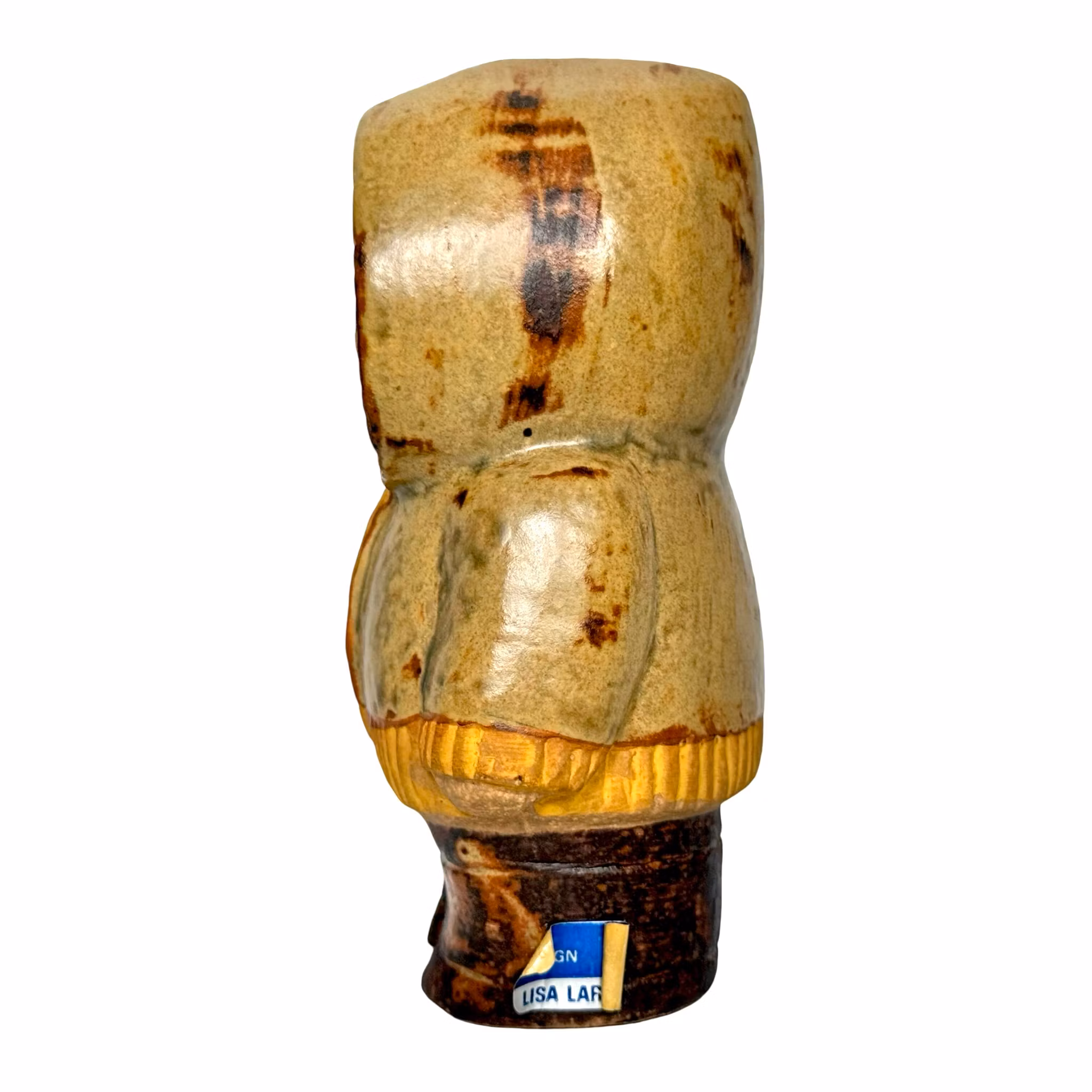 Lisa Larsson. Figurilla, gres, esquimal, Todos los niños del mundo, Gustavsberg