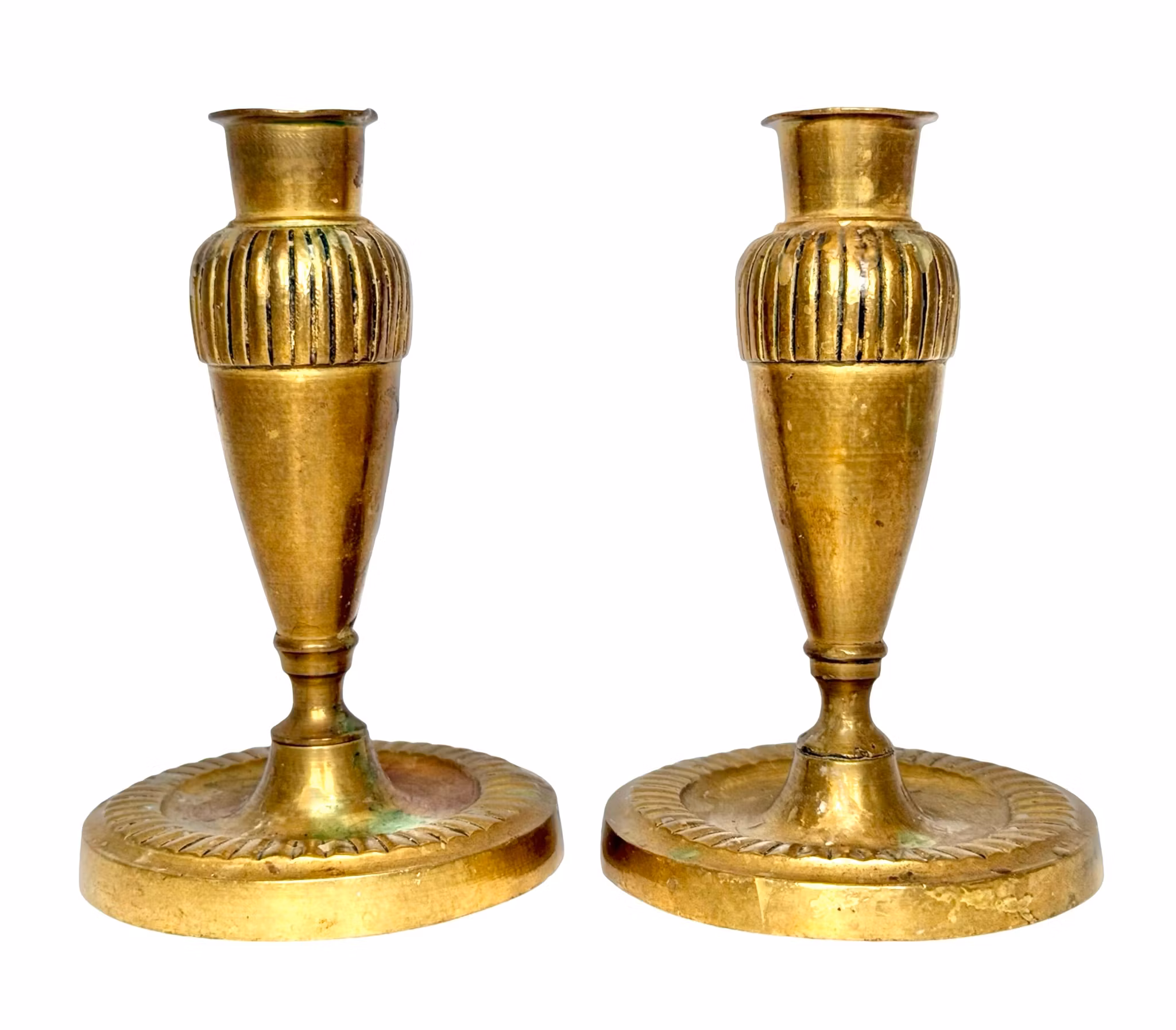 Ljusstakar, ett par, Empire, tidigt 1800-tal