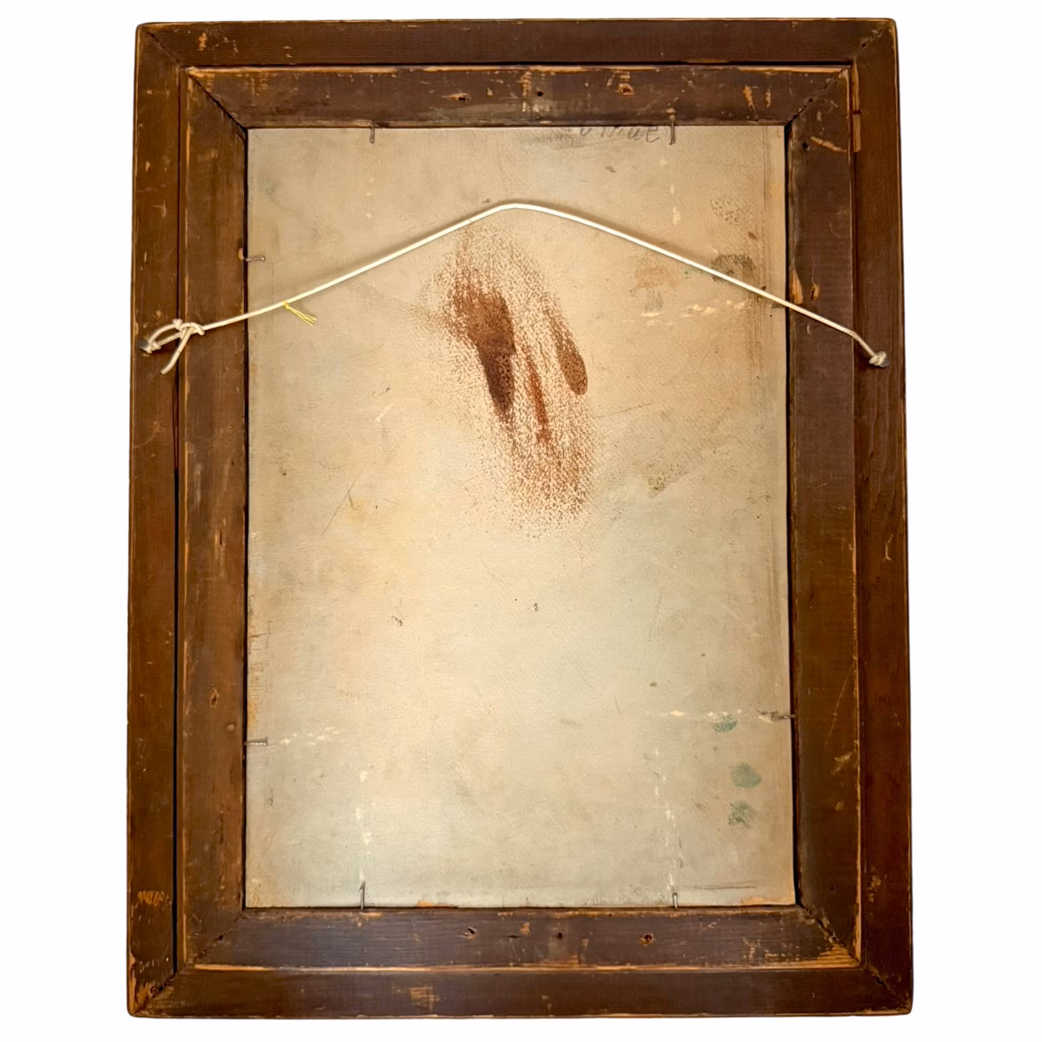 Oidentifierad konstnär, Olja på pannå, signerad G.J. 1902