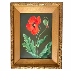 Oidentifierad konstnär, Olja på pannå, signerad G.J. 1902