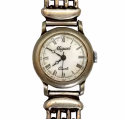 Vintage, Miguel, Solid Sterling Silver 925 Quartz, Naisten rannekello