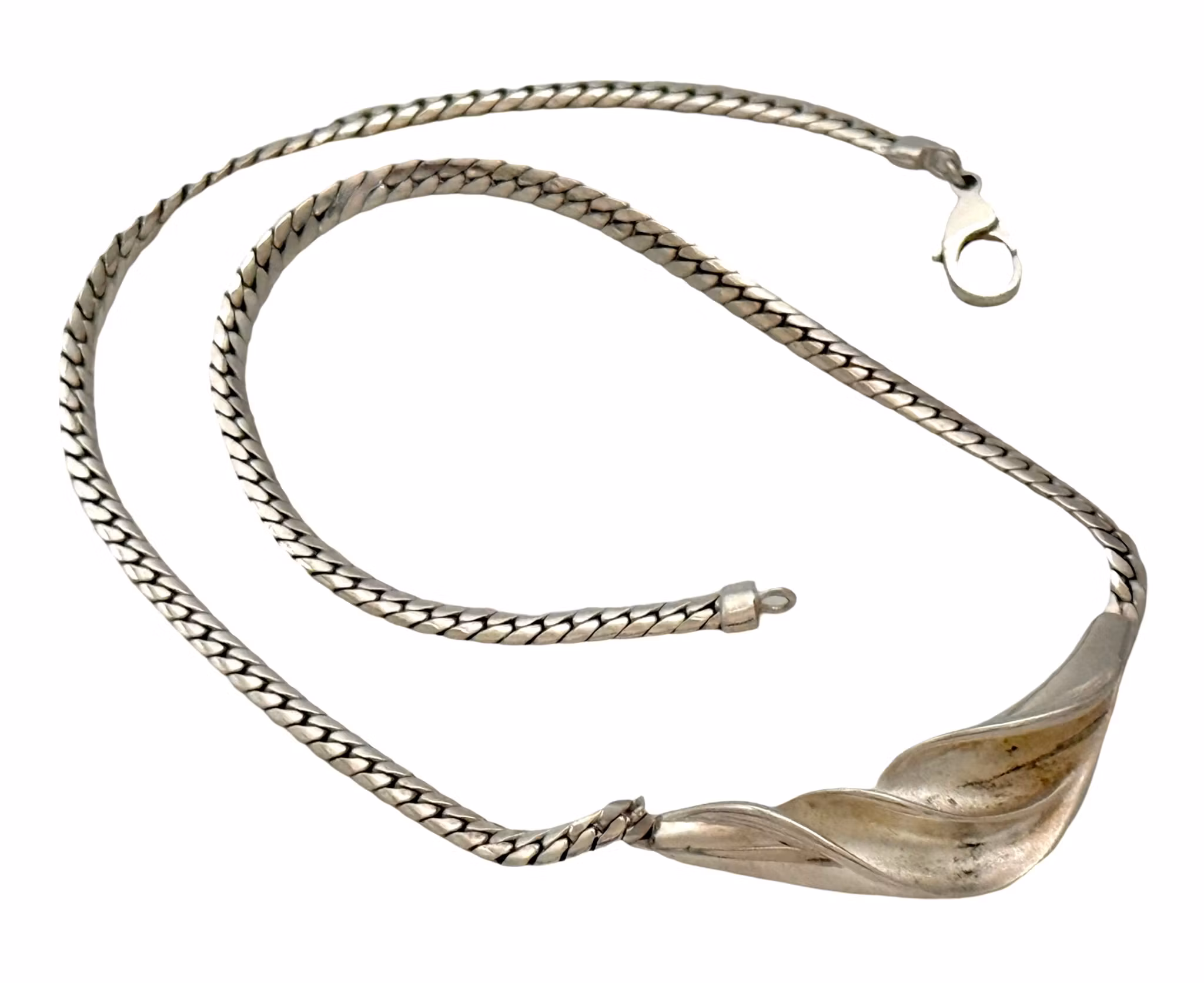 Collar y pulsera de plata de ley 925, Riitta Hakala, Finlandia