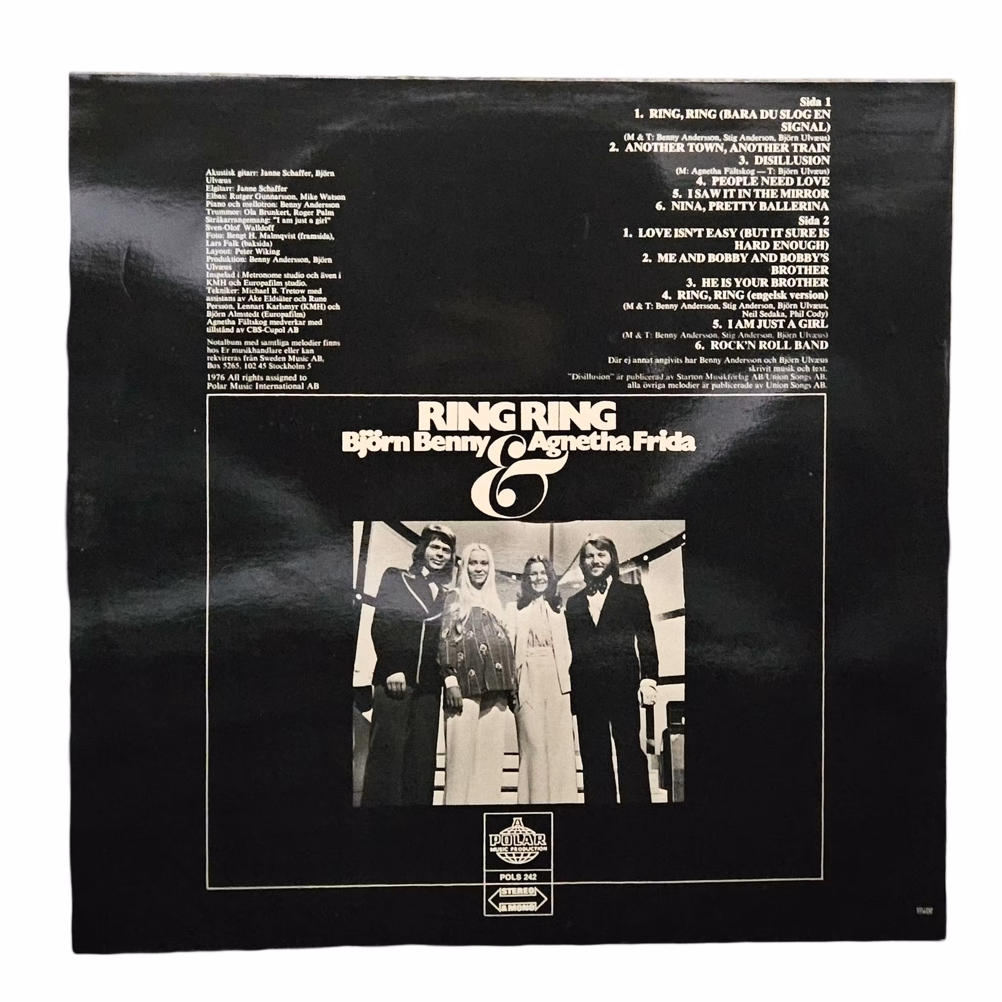 Ring Ring, Björn Benny Och Agnetha Frida, Vinyl LP