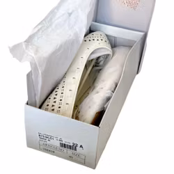 klasyczne baleriny damskie, płaskie, białe 45