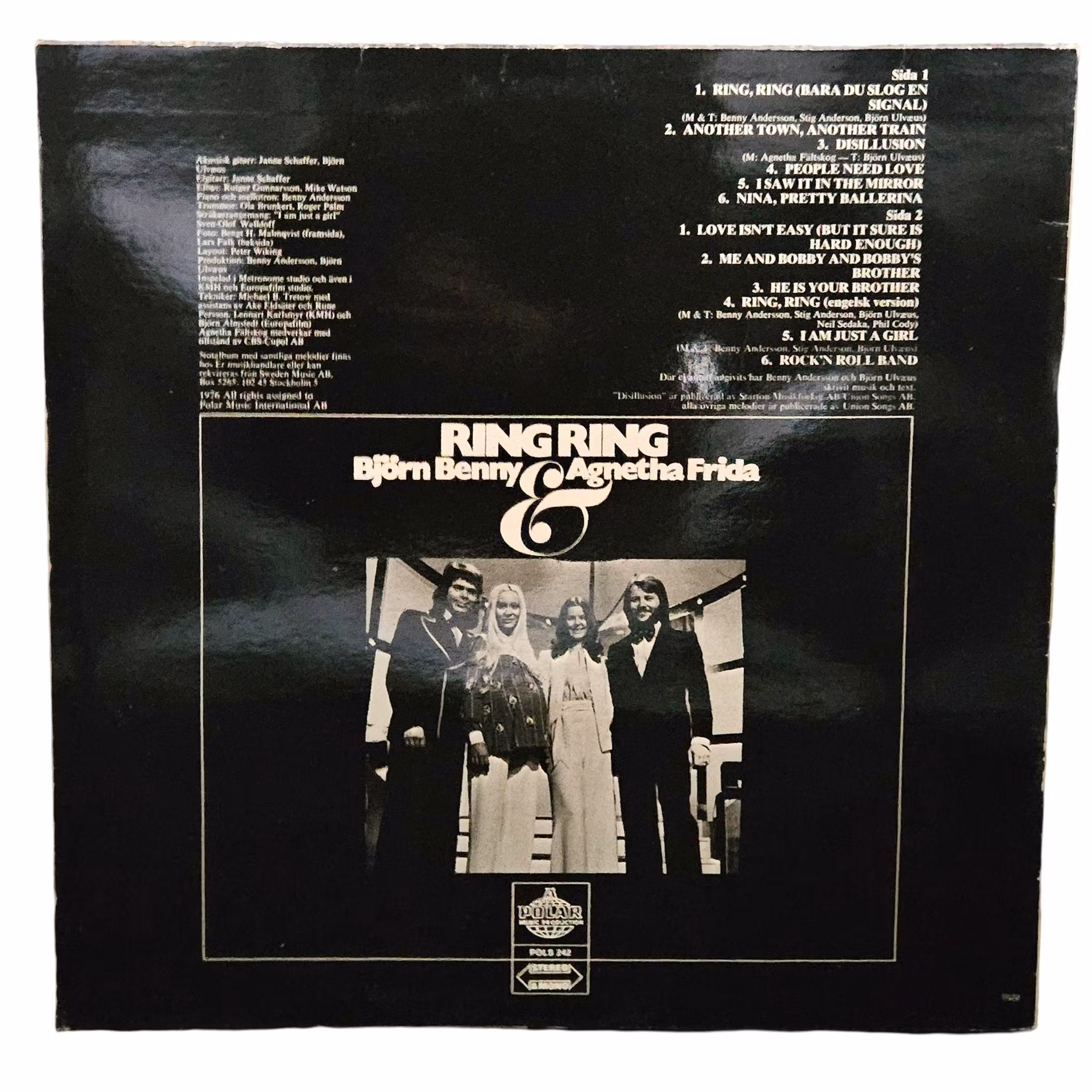 Ring Ring, Björn Benny Och Agnetha Frida, Vinyl LP
