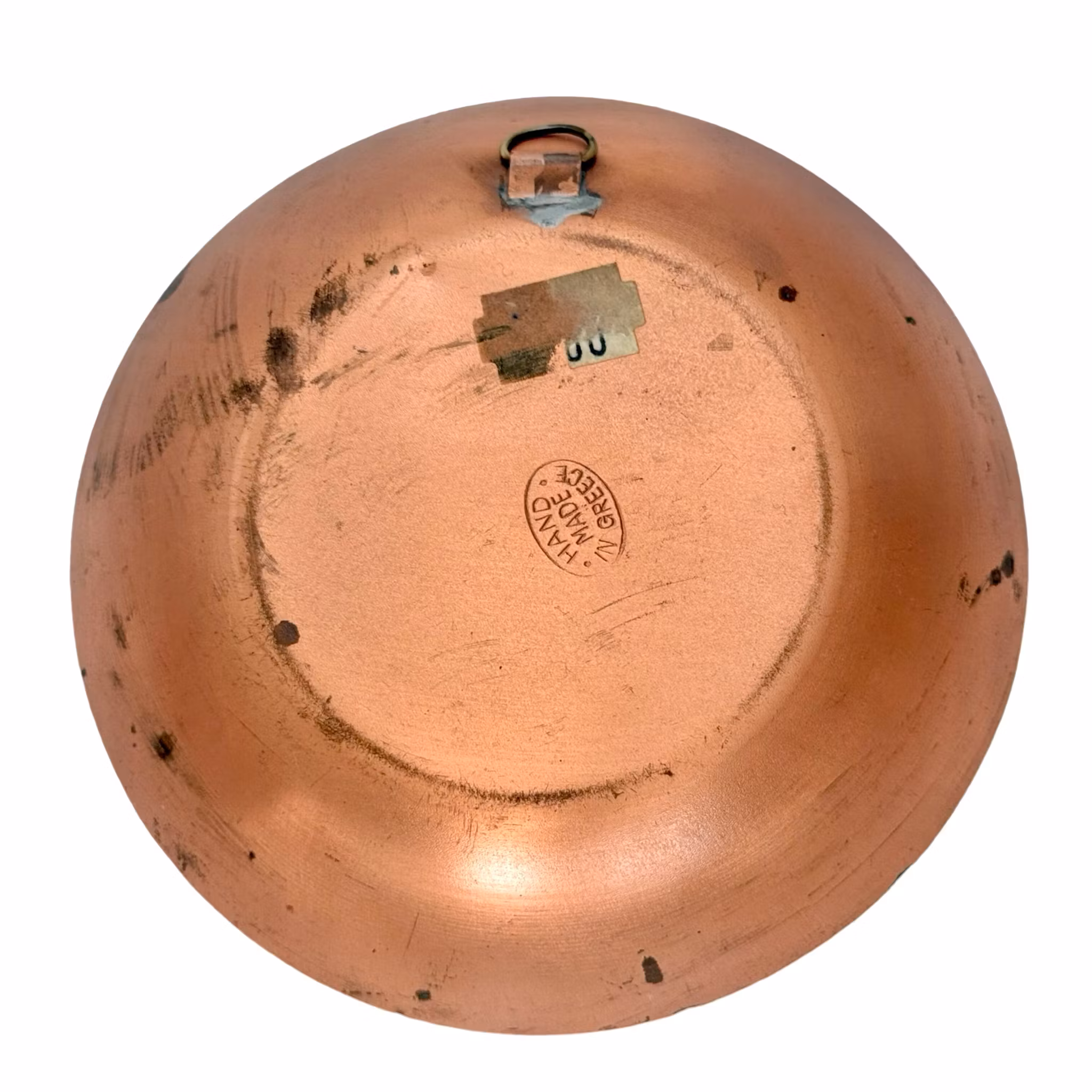 Vintage gresk håndlaget kobberemalje abstrakt