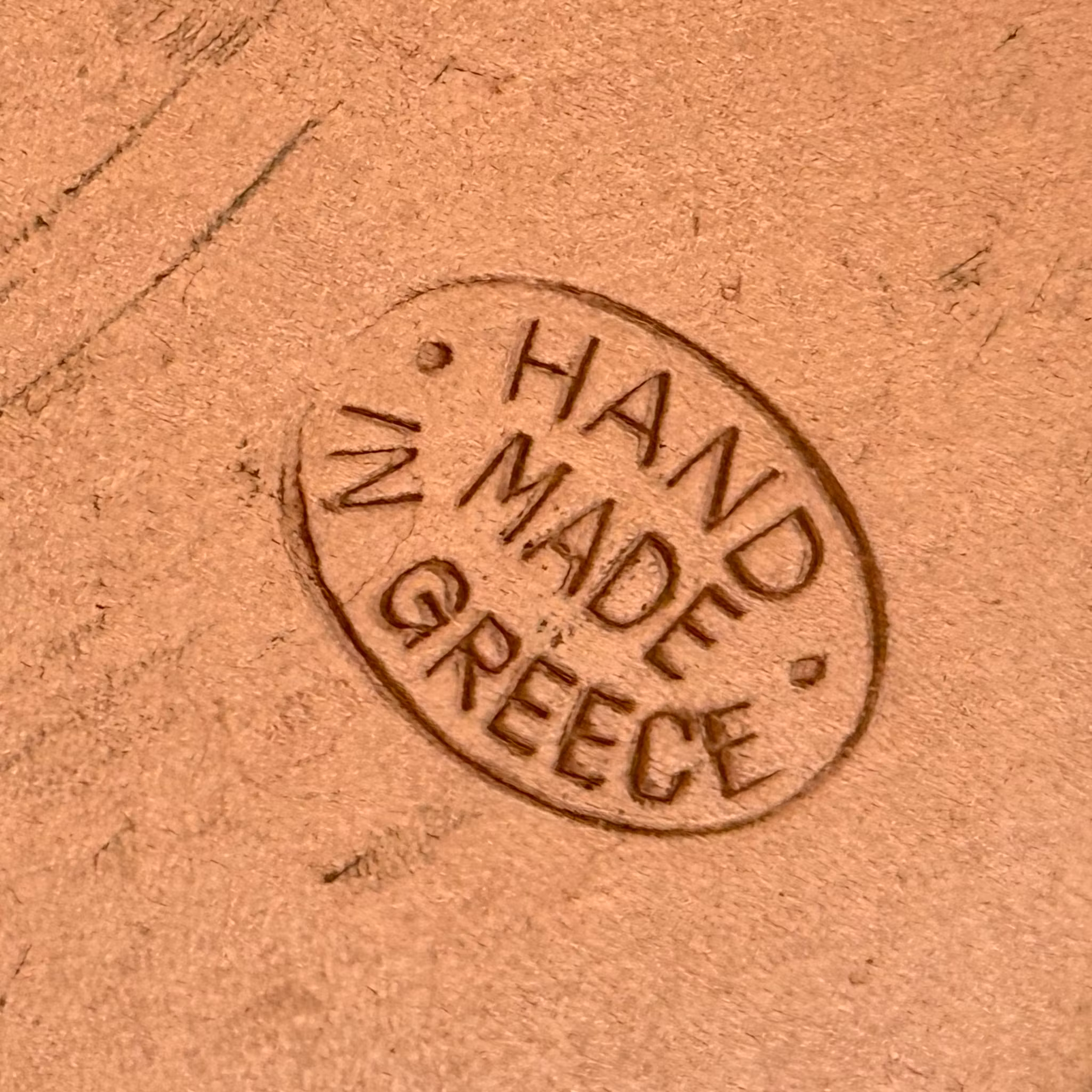 Vintage gresk håndlaget kobberemalje abstrakt