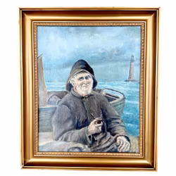 Oidentifierad konstnär, Olja på duk, Otydligt signerad