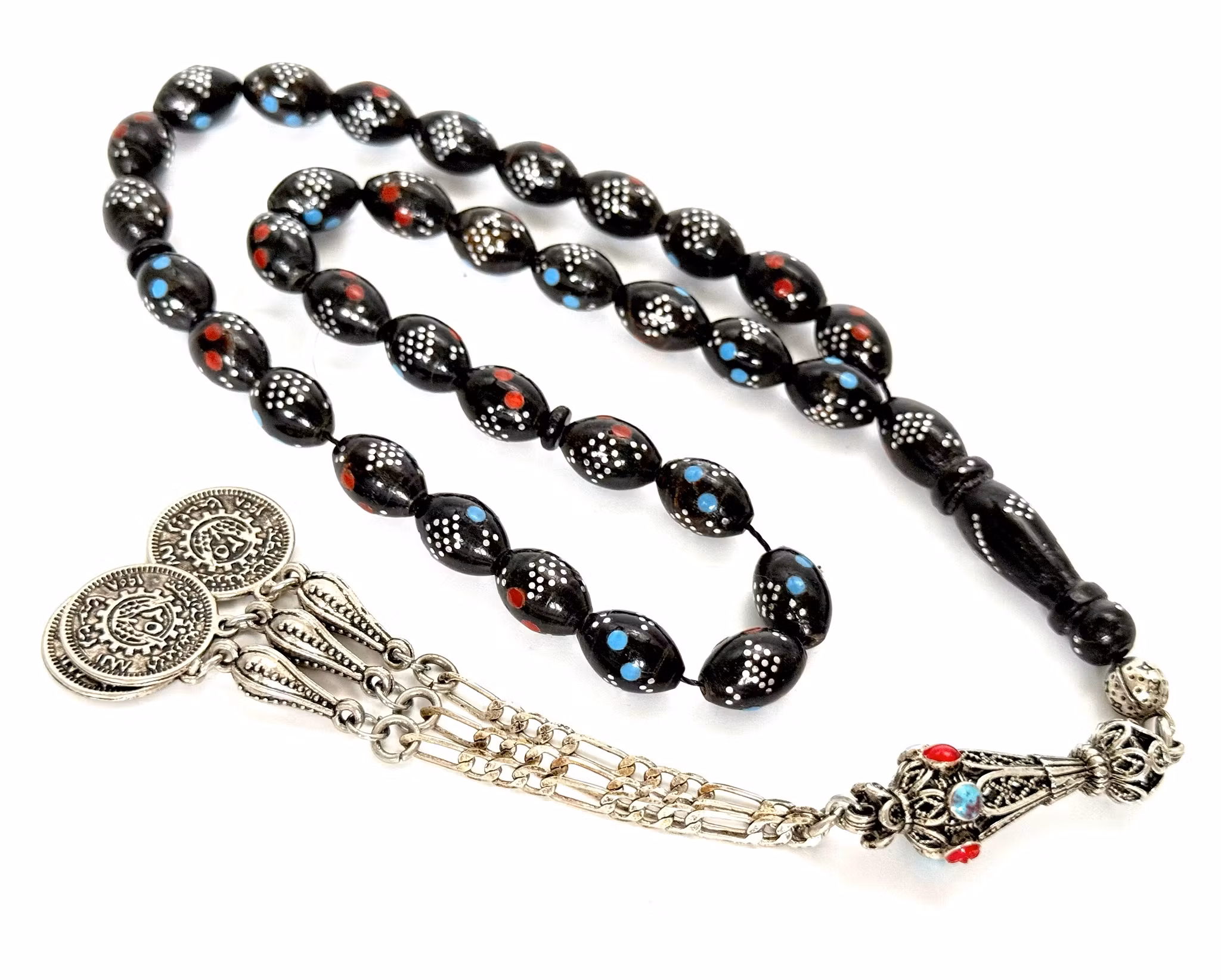 Stary różaniec Yisser 33 koraliki