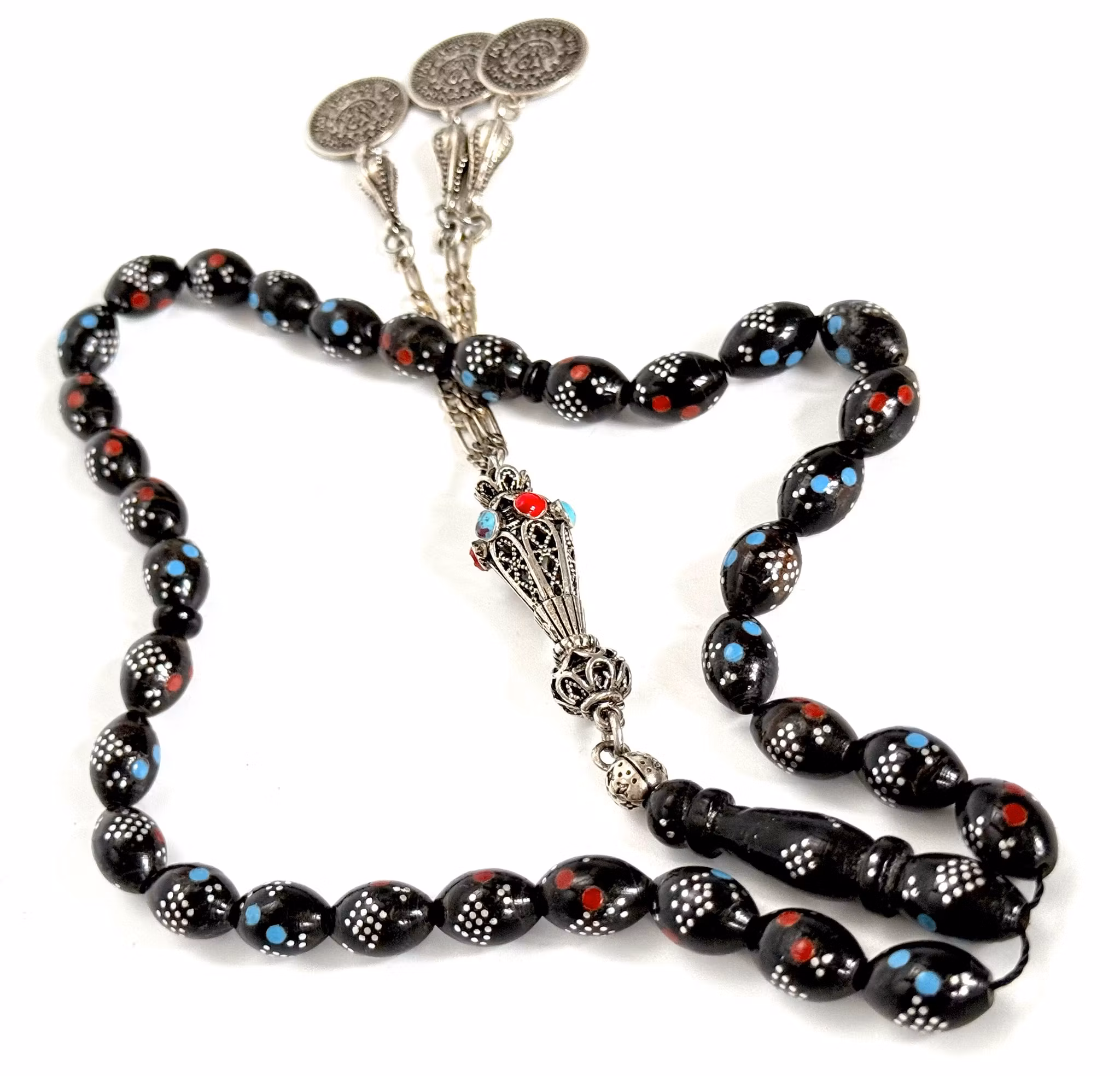 Stary różaniec Yisser 33 koraliki