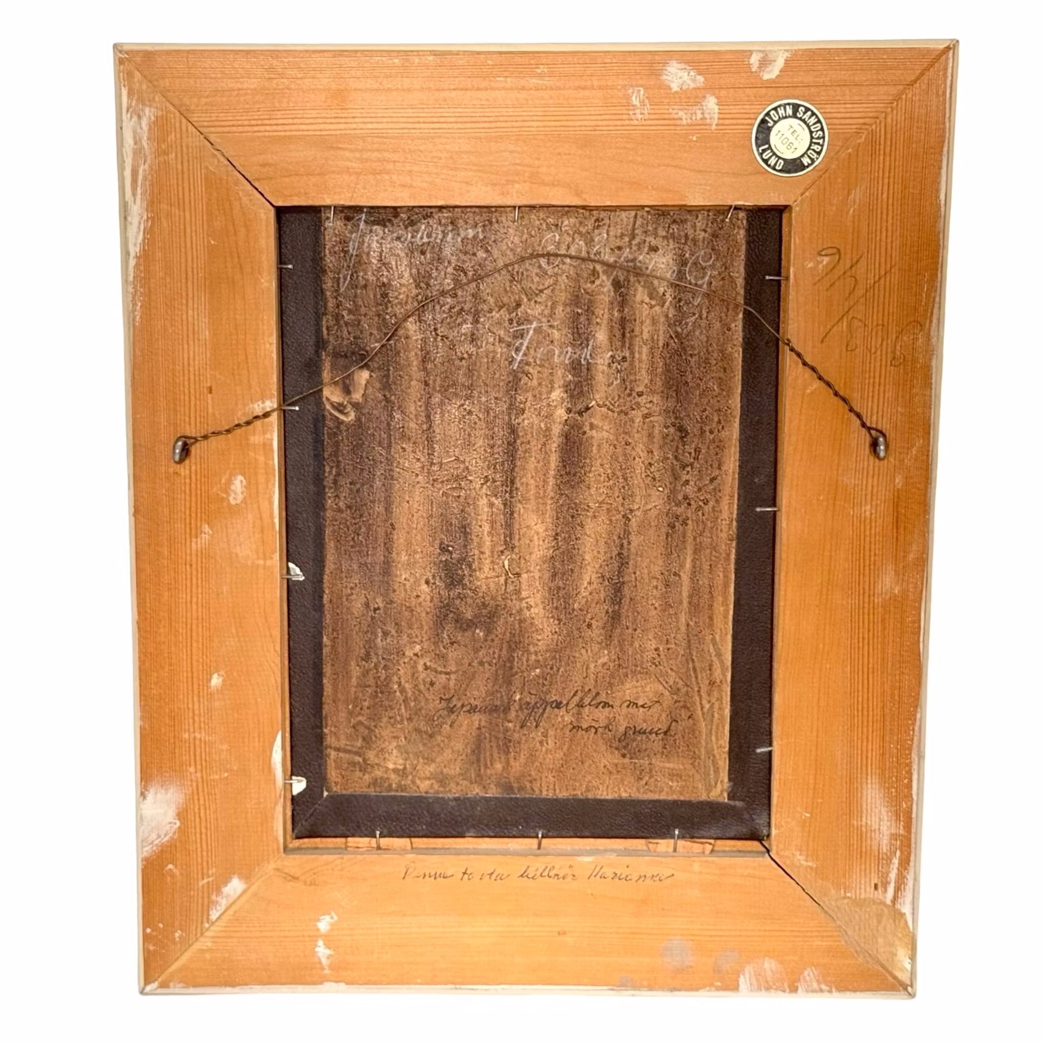 Ebba Orstadius, Oljemaleri på Pannå, Blomst, Signert