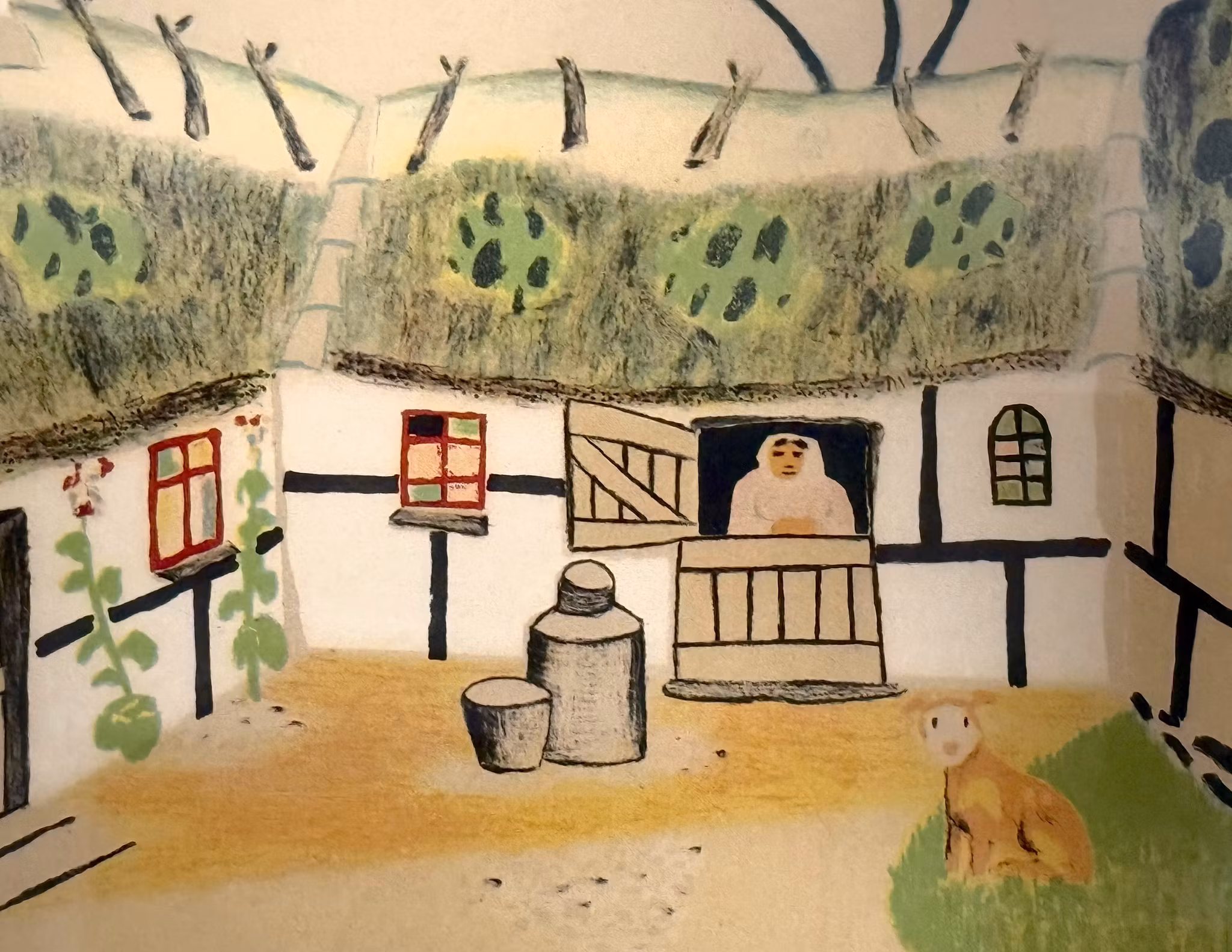 Gerhard Karlmark. Litografía en color, firmada