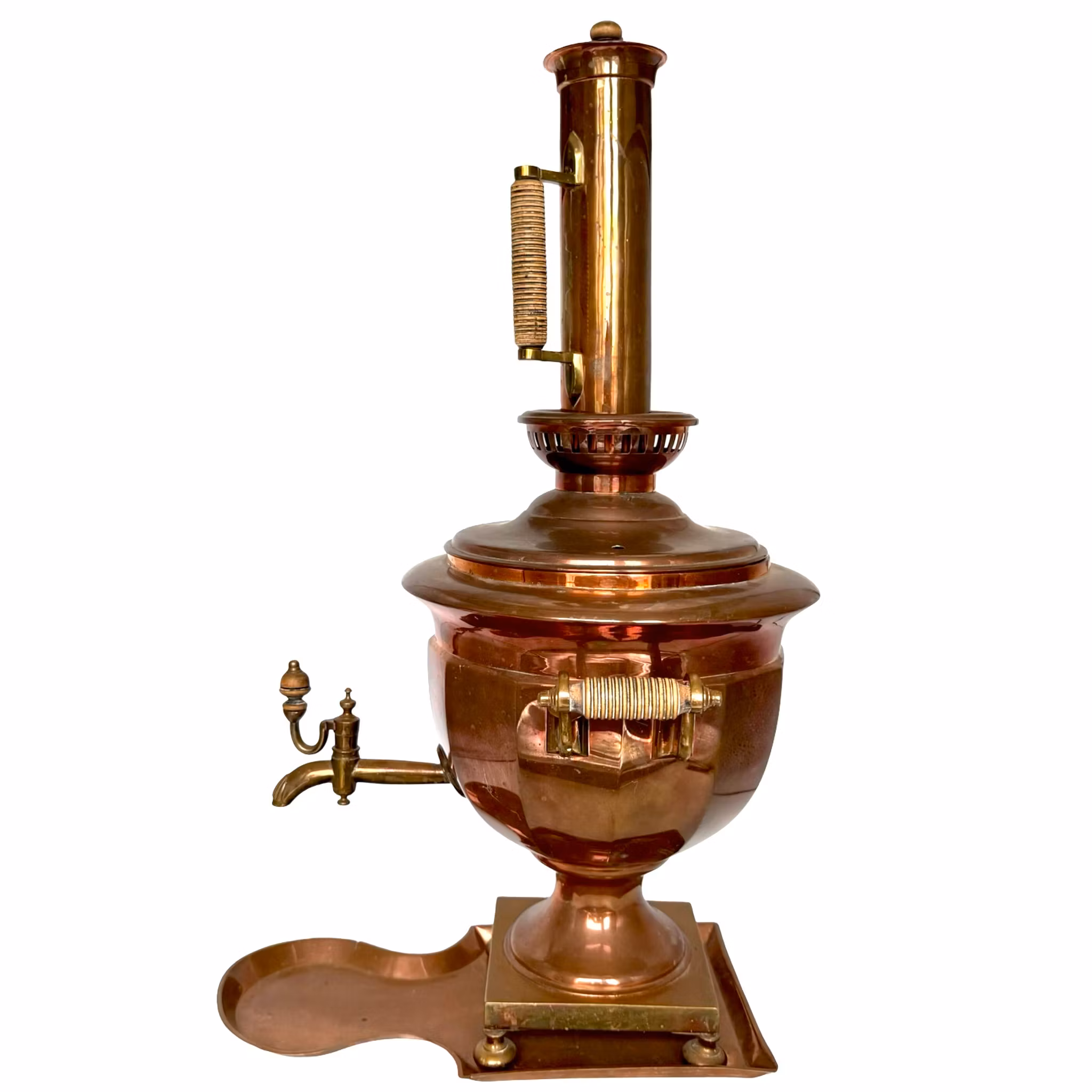 Samovar, cuivre, Russie, 19ème siècle, Estampillé