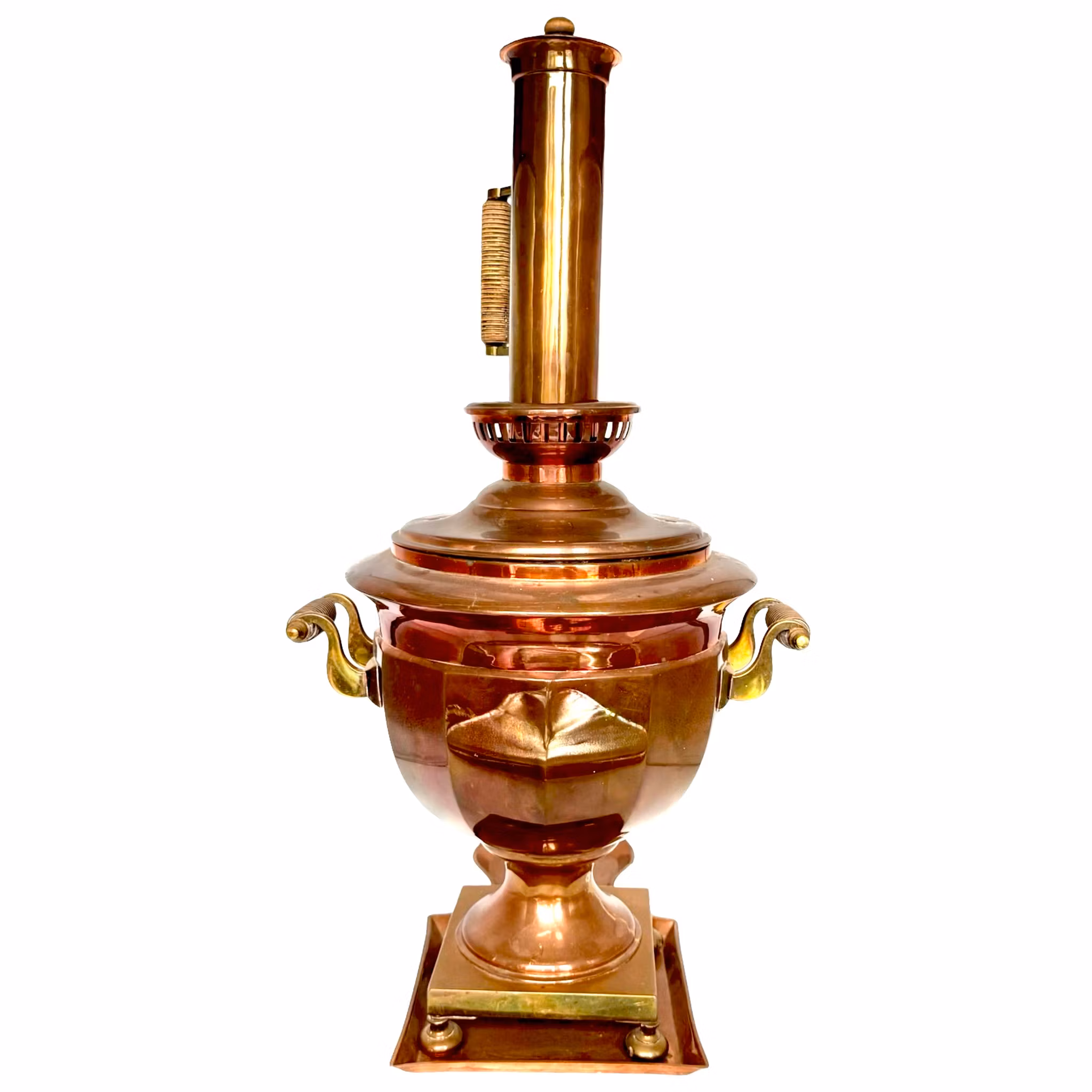 Samovar, cuivre, Russie, 19ème siècle, Estampillé