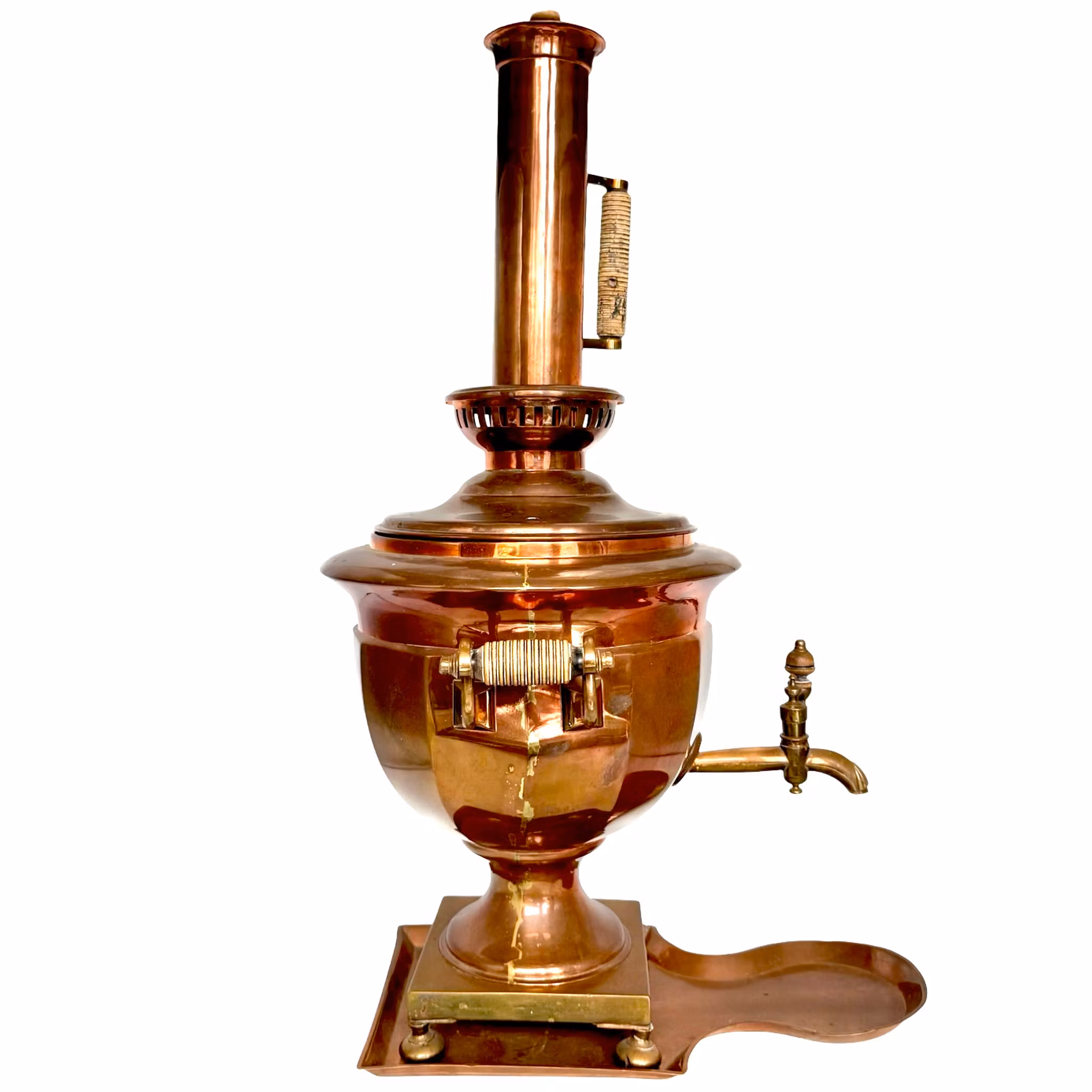 Samovar, cuivre, Russie, 19ème siècle, Estampillé