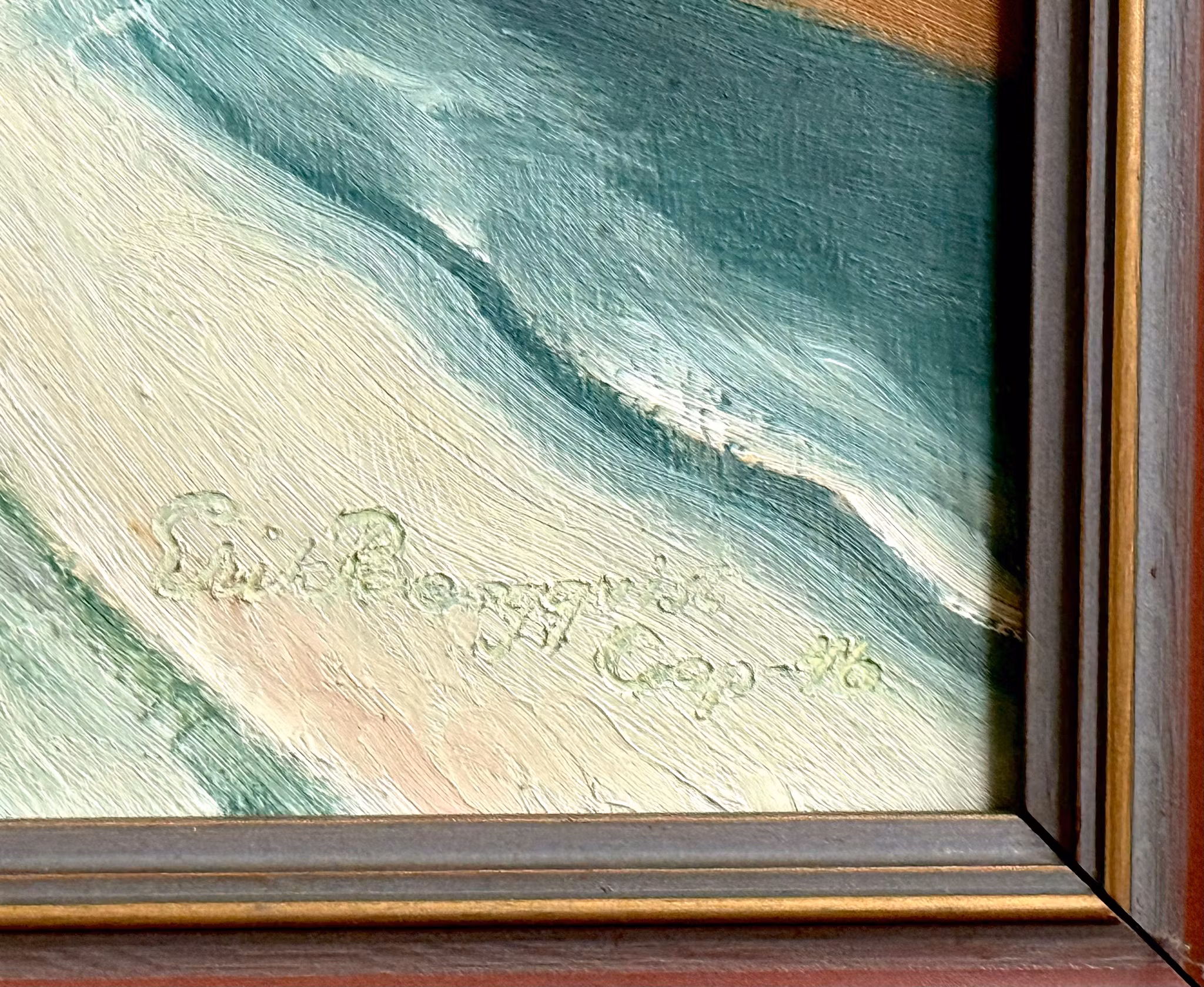 Erik Bergqvist (1910-1978) Olja på pannå, signerad och daterad 1946