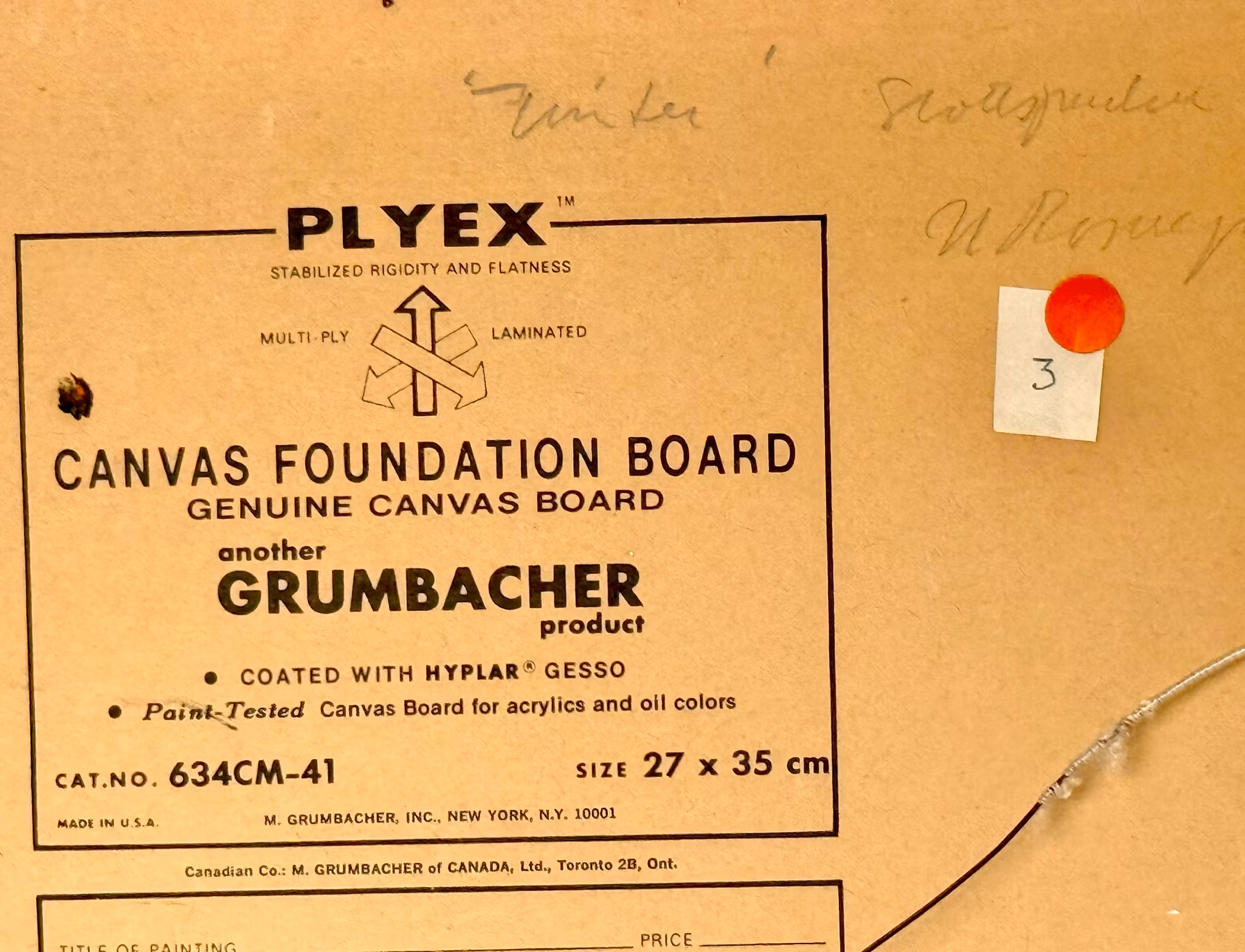 Hans Rosenquist (1913-2012) Öljymaalaus paneelille, Signeerattu