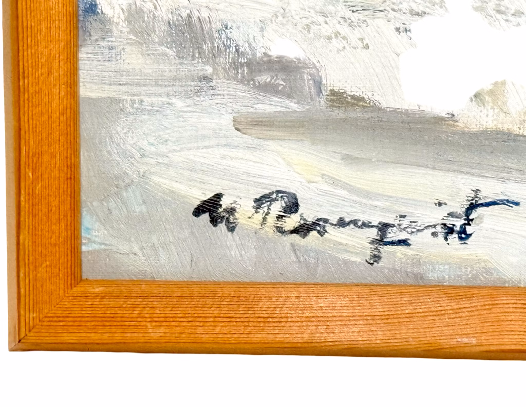 Hans Rosenquist (1913-2012) Öljymaalaus paneelille, Signeerattu